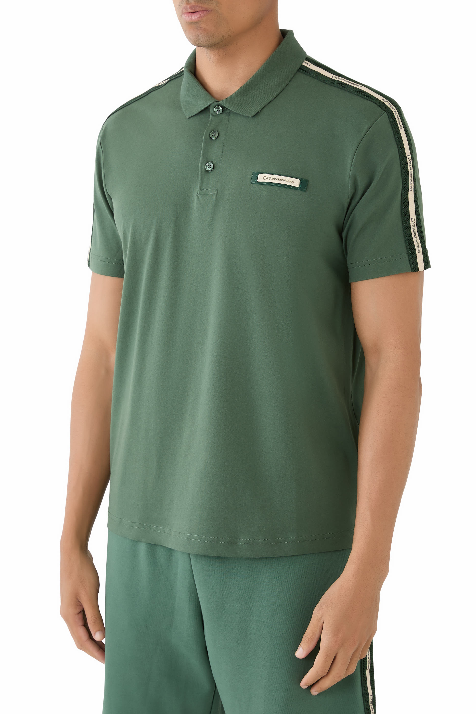 EA7 Logo Polo Shirt