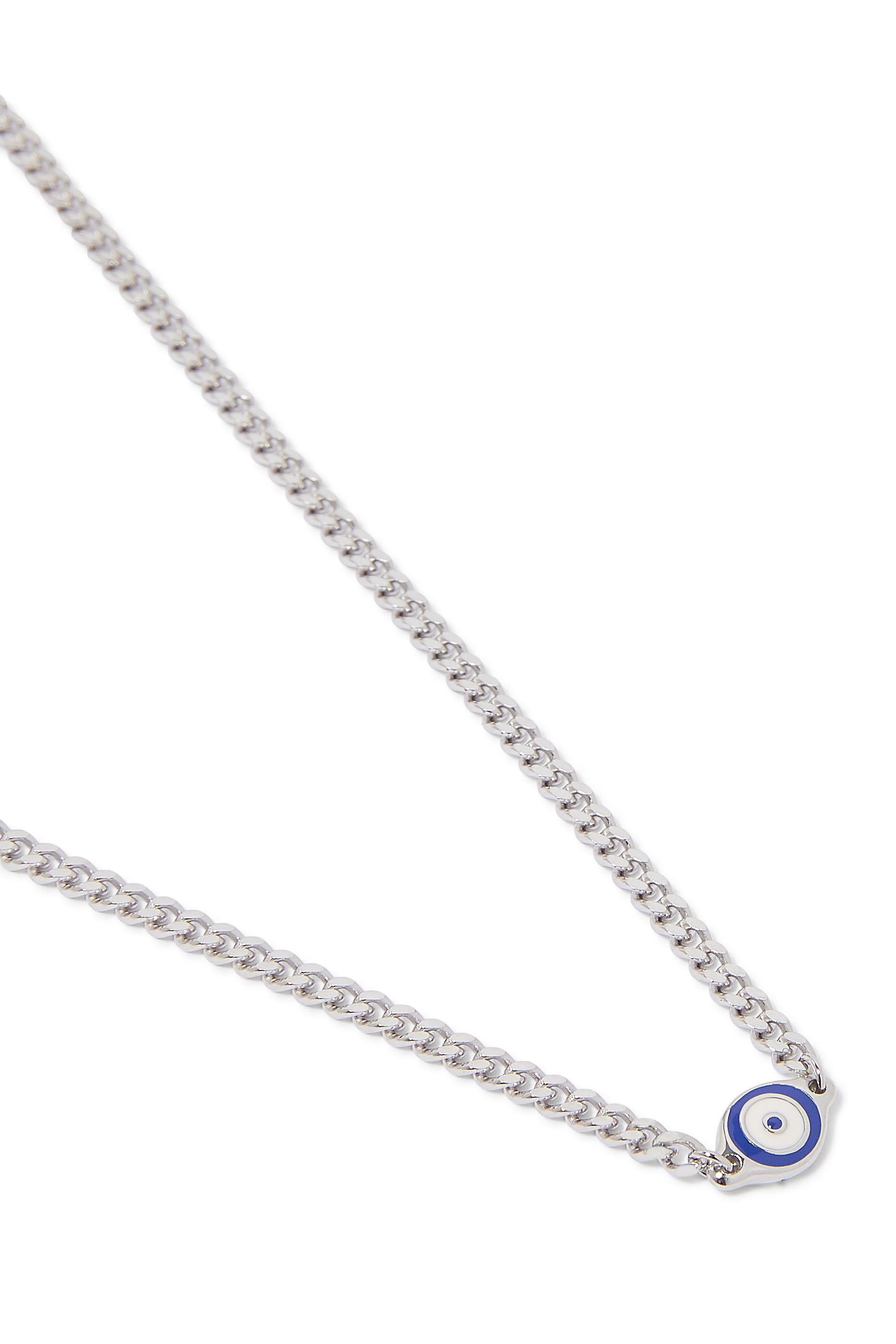 Single Eye Necklace, Metal