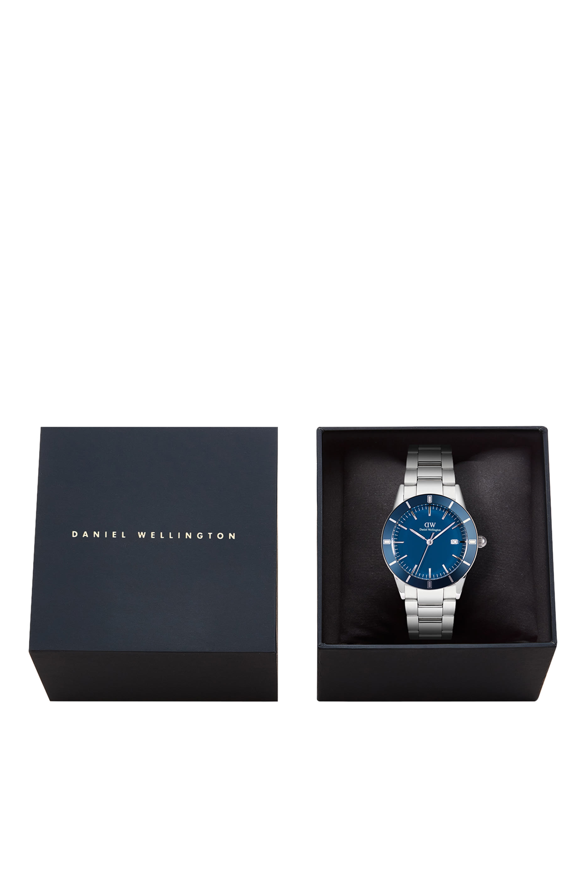Iconic Paradigma Link Blue Enamel Watch
