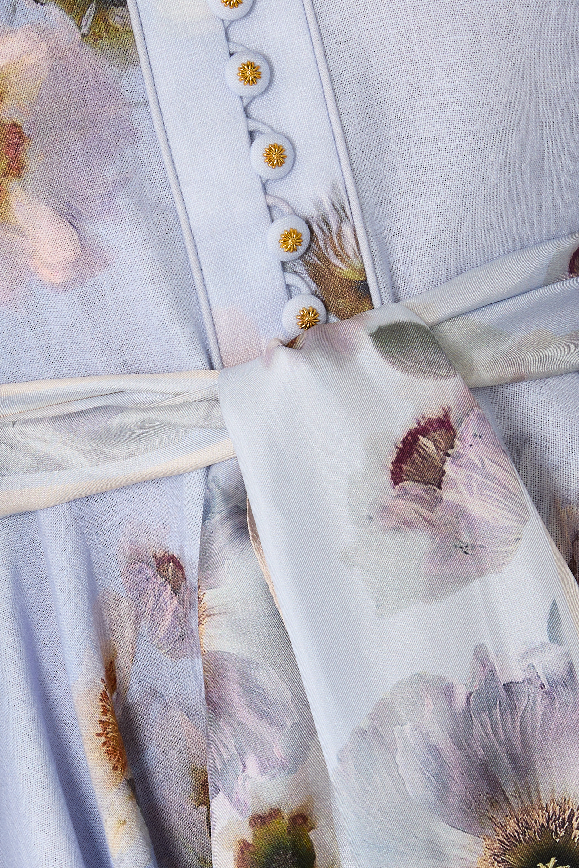 Hypnotic Buttoned Mini Dress 