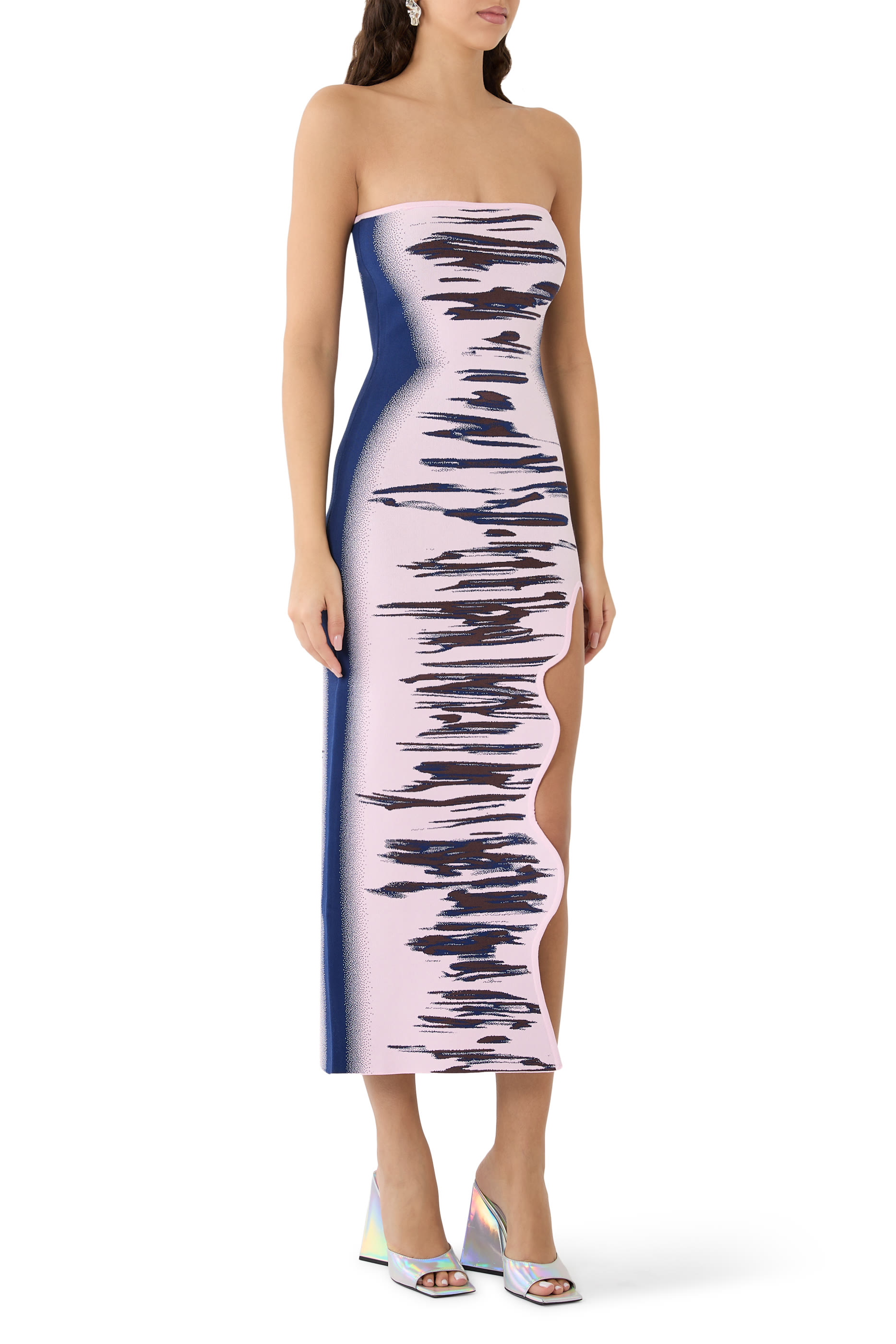 Iris Ocean Print Maxi Tank Dress 