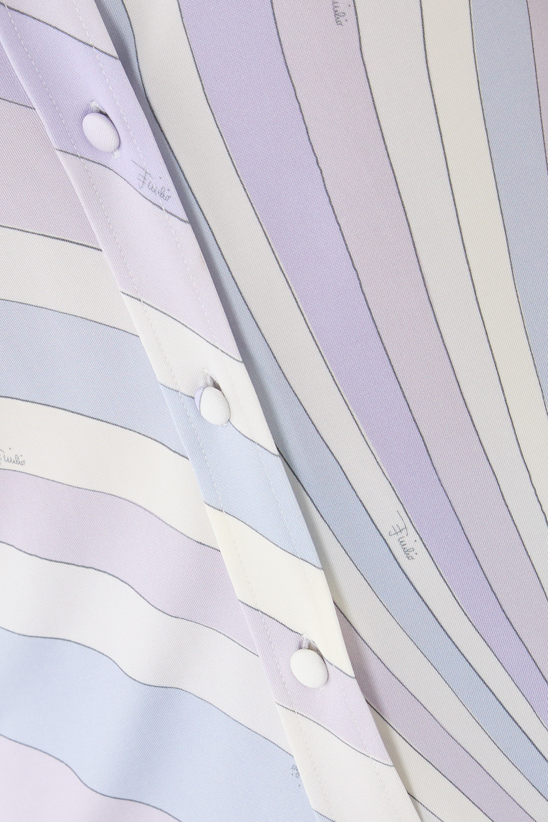 Iride Print Satin Jersey Shirt