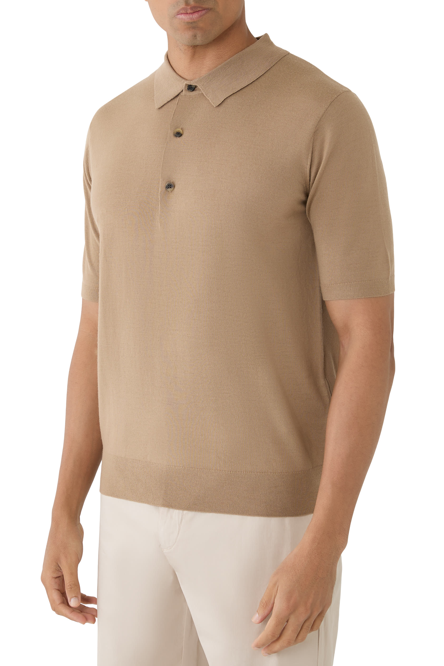 Merino Wool Polo Shirt