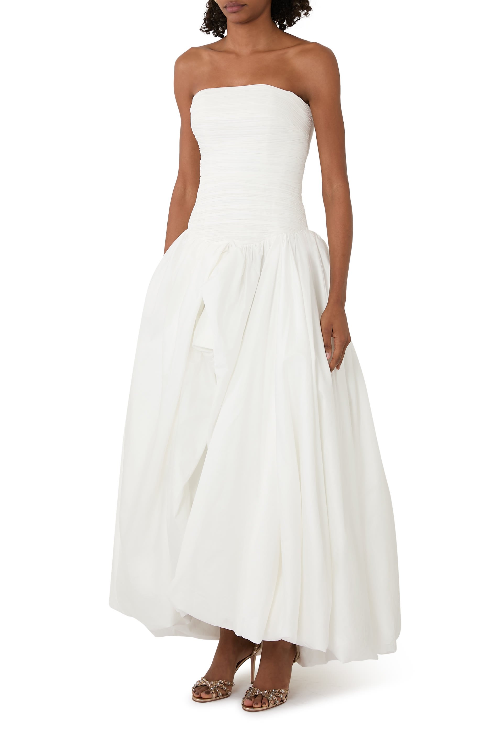 Violette Bubble Hem Maxi Dress