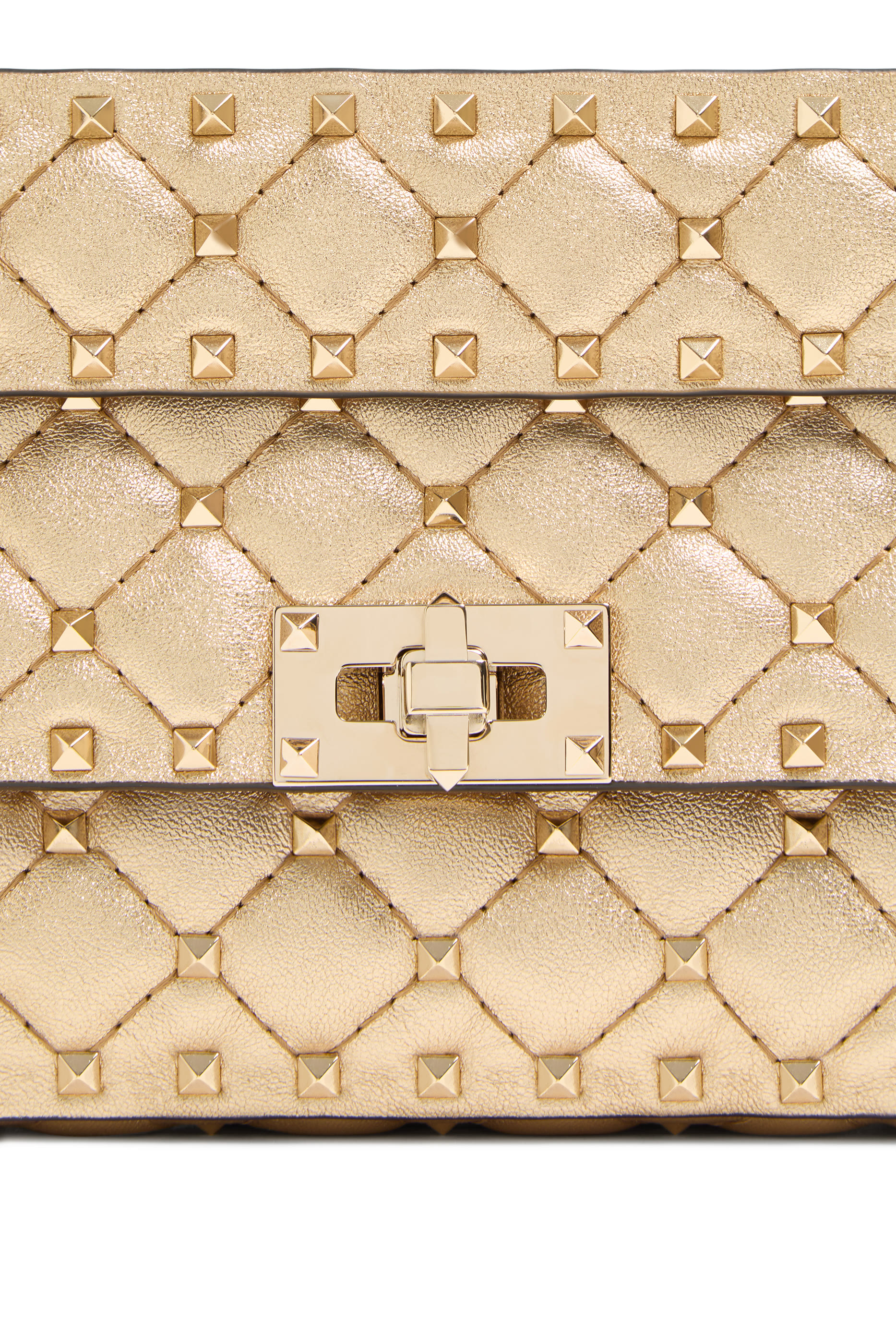 Rockstud Spike Small Laminated Nappa Bag 