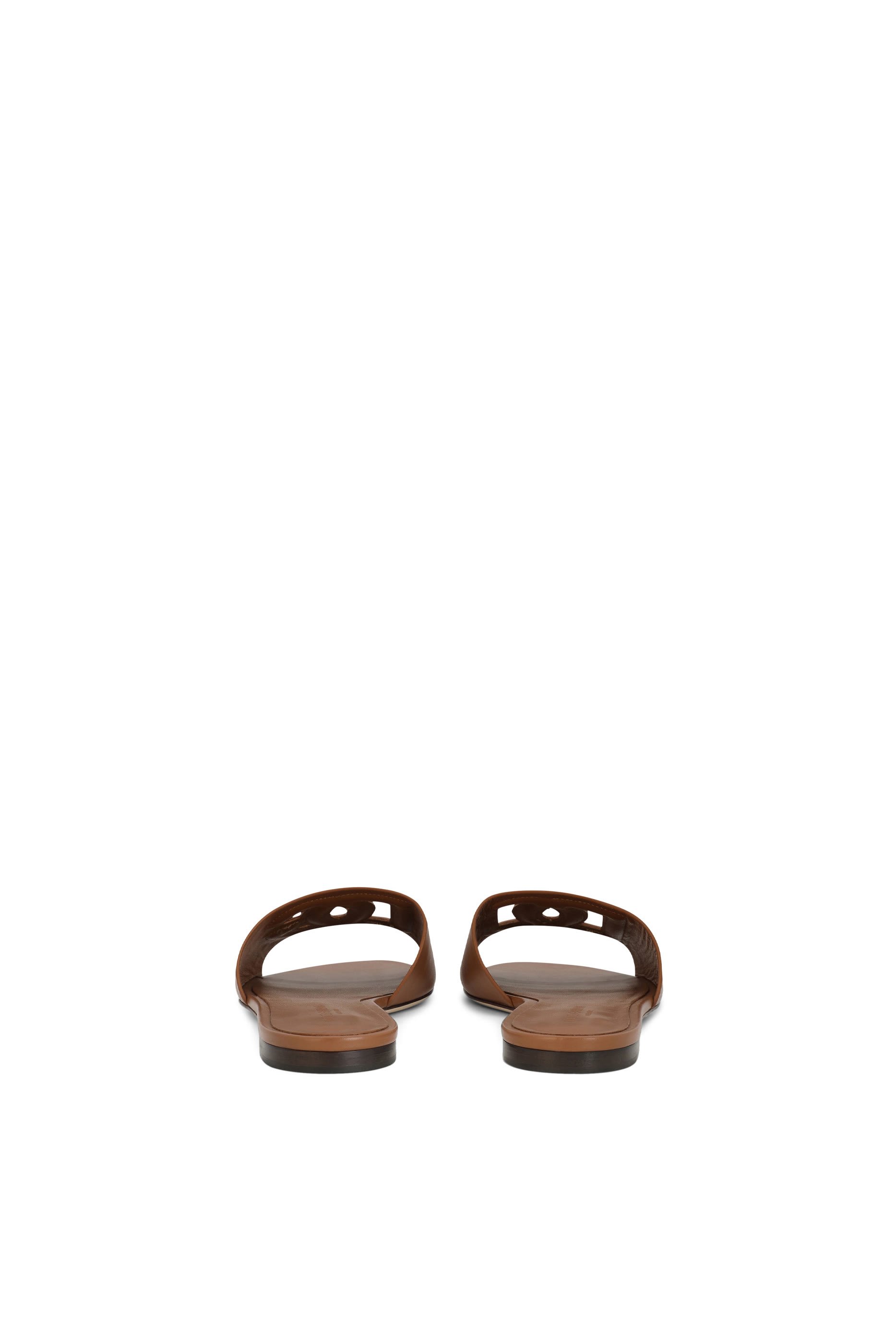 Calfskin Sliders with DG Logo 