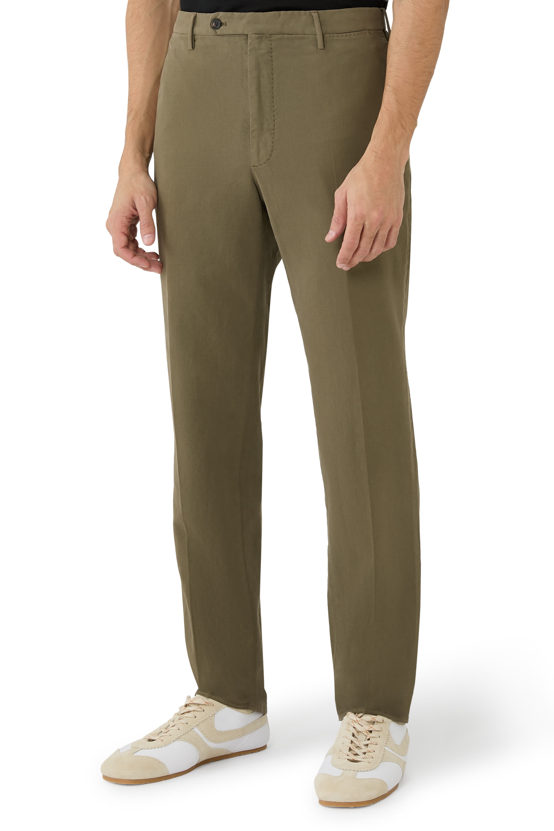 Incotex Doeskin Slim Fit Trousers