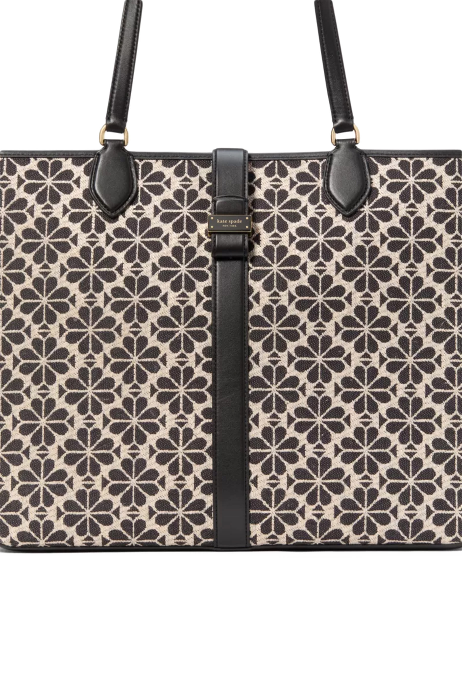 Spade Flower Jacquard Large Open Tote