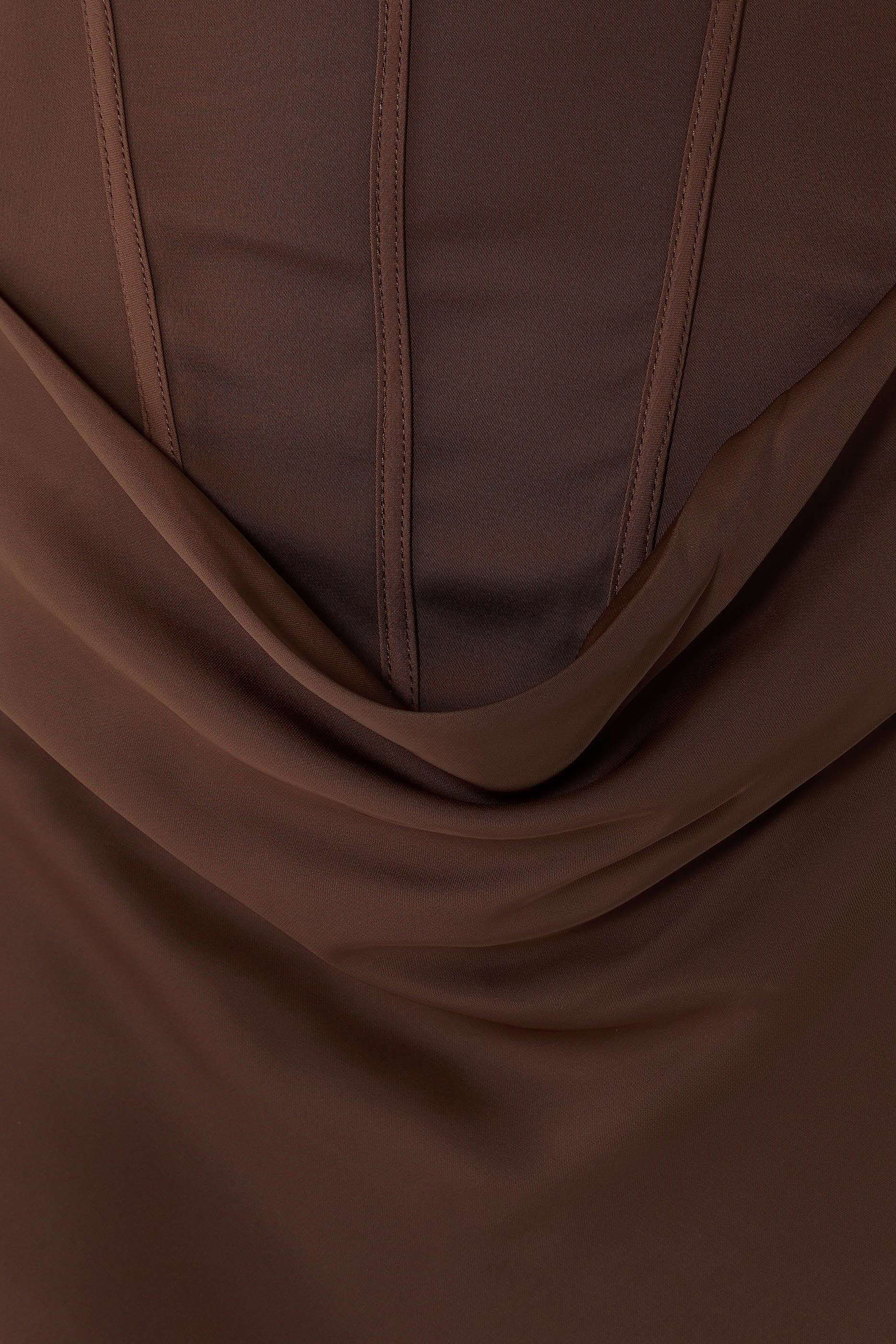 Satin Corset Maxi Dress