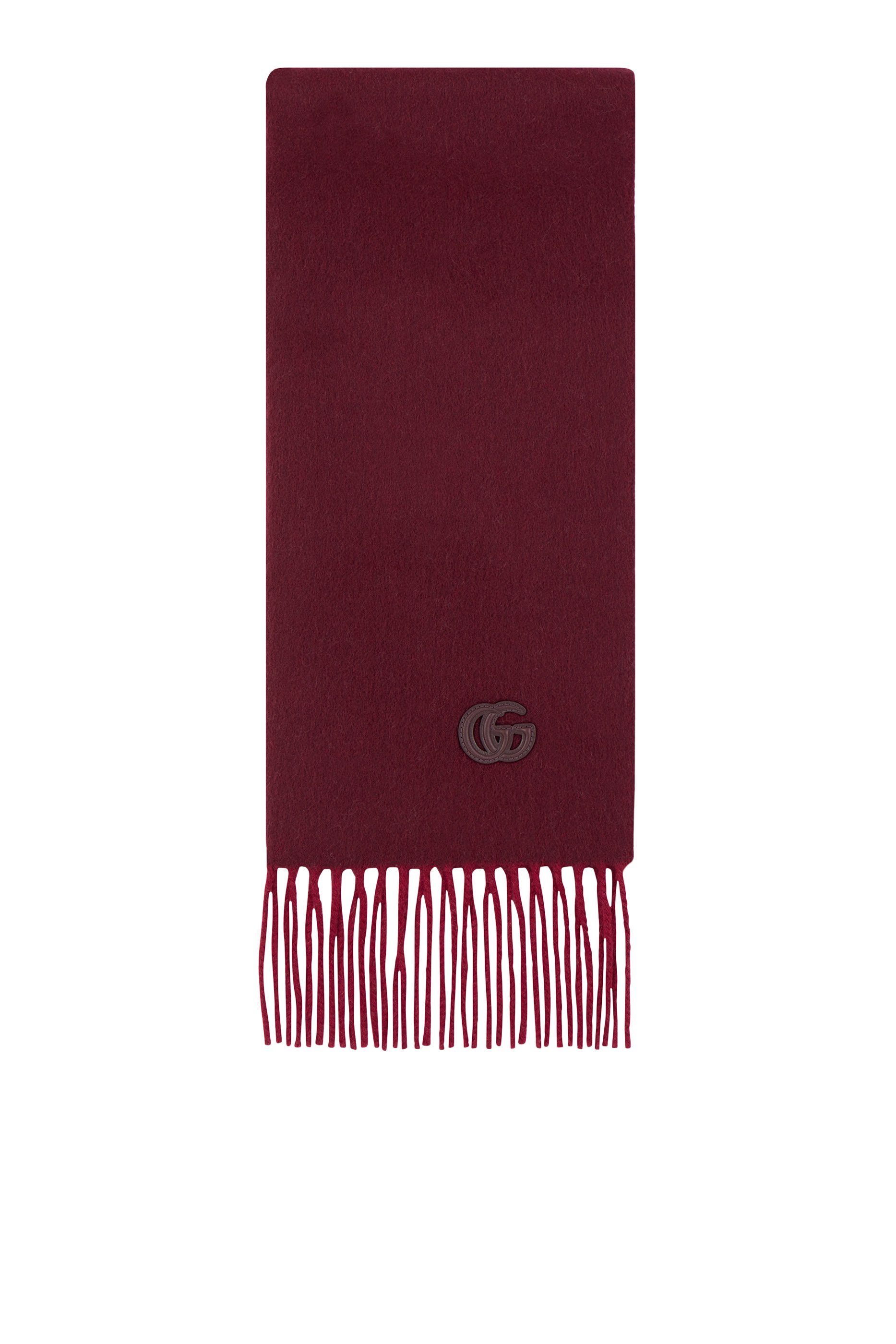 Logo Patch Cashmere Scarf