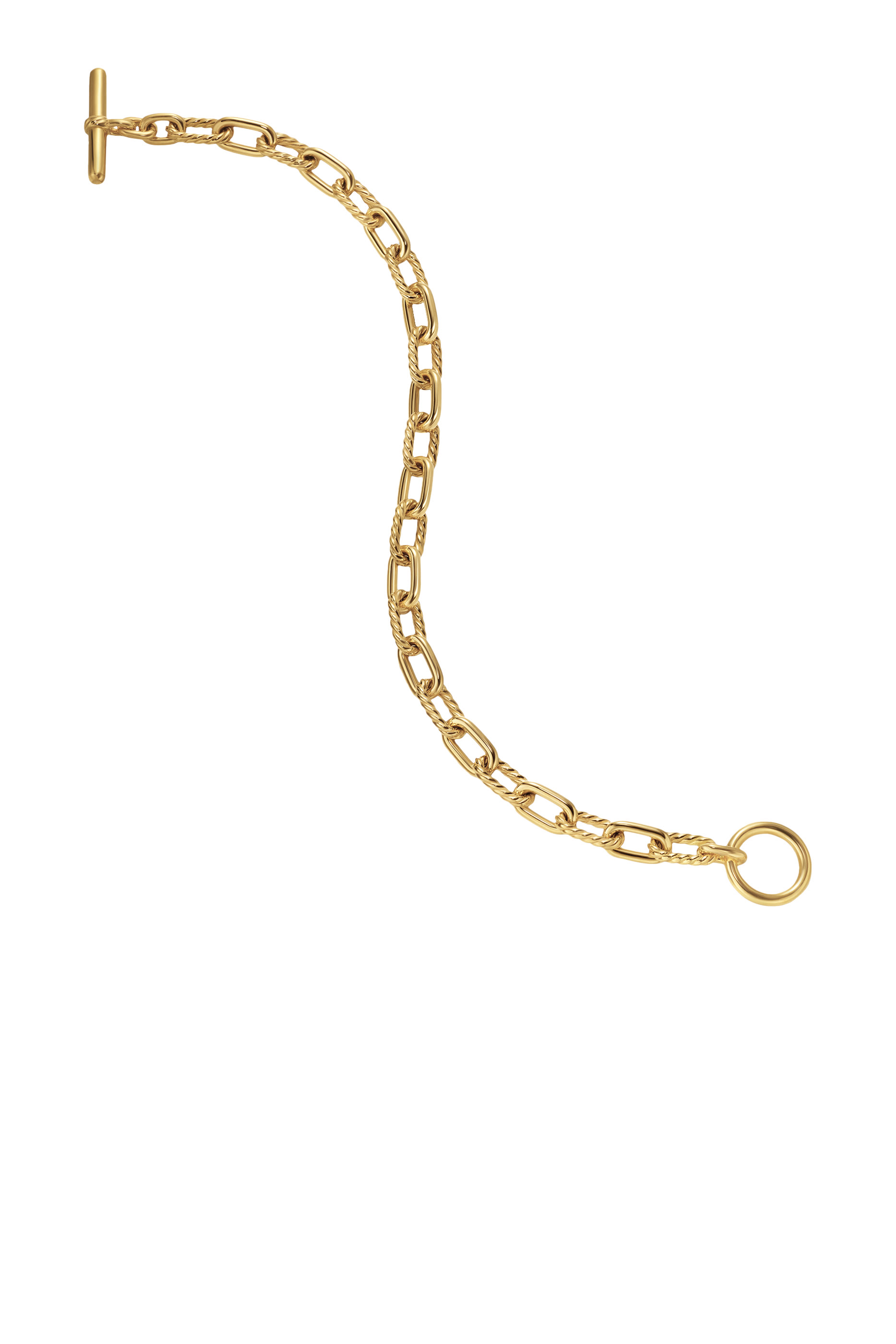 Madison&reg; Toggle Chain Bracelet, 18K Yellow Gold