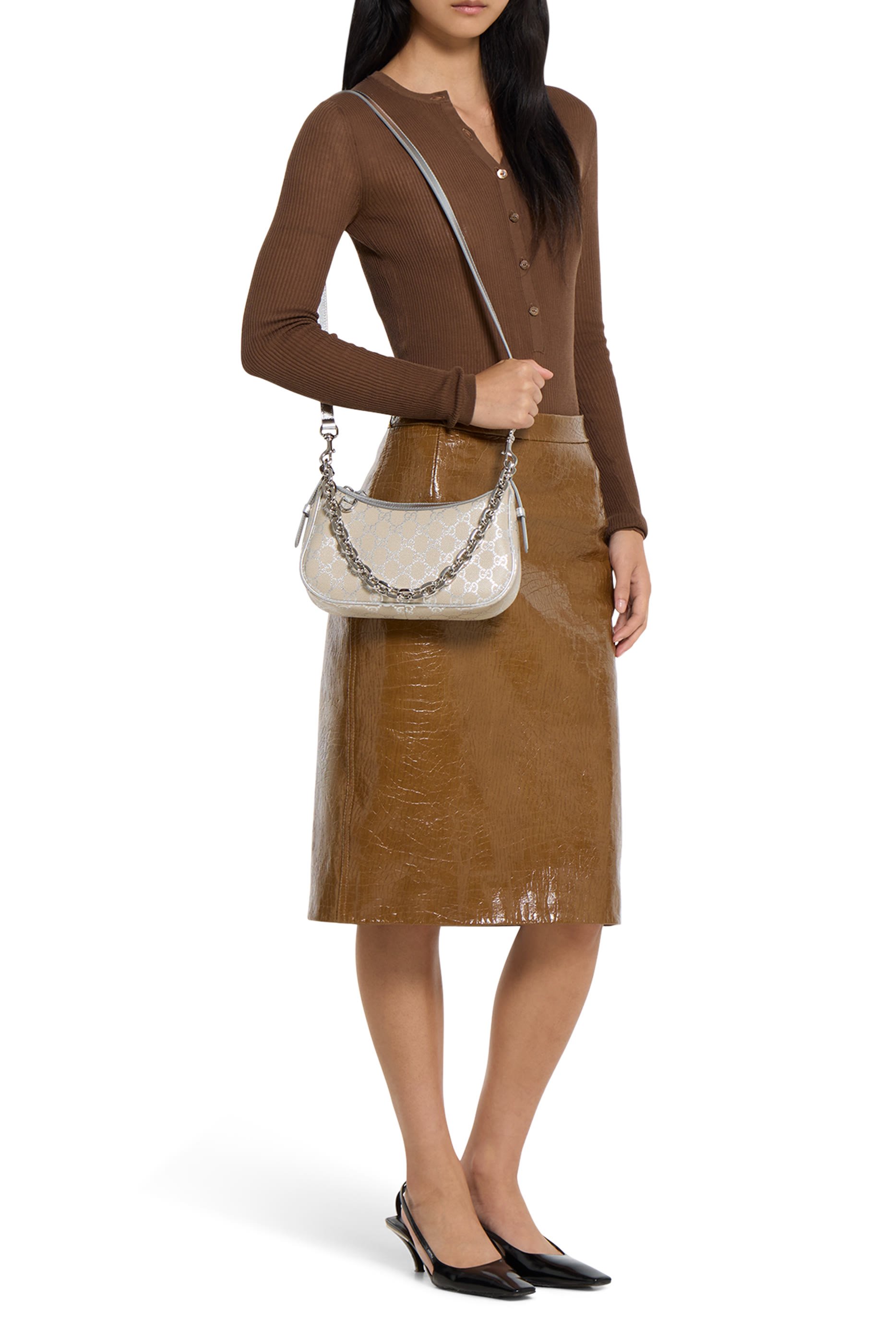 GG Emblem Small Shoulder Bag