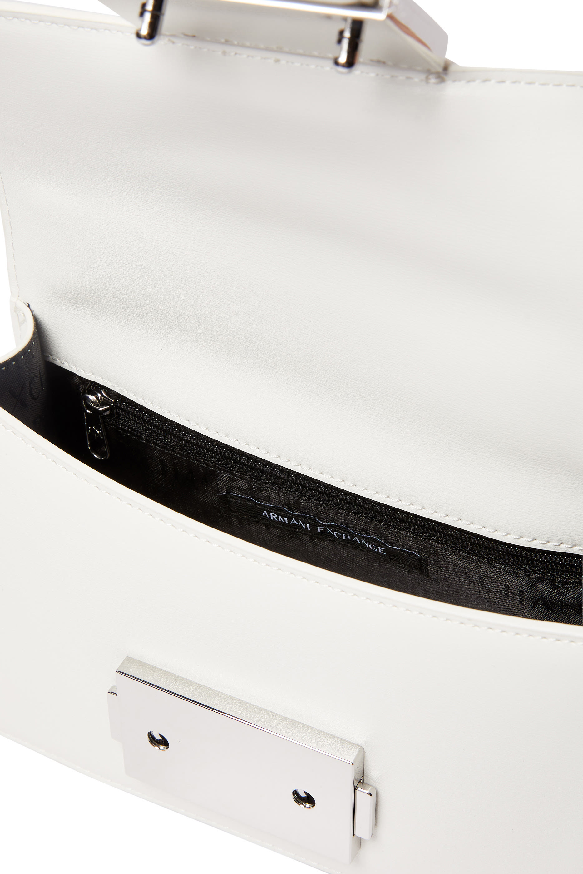 Metal Logo Shoulder Bag