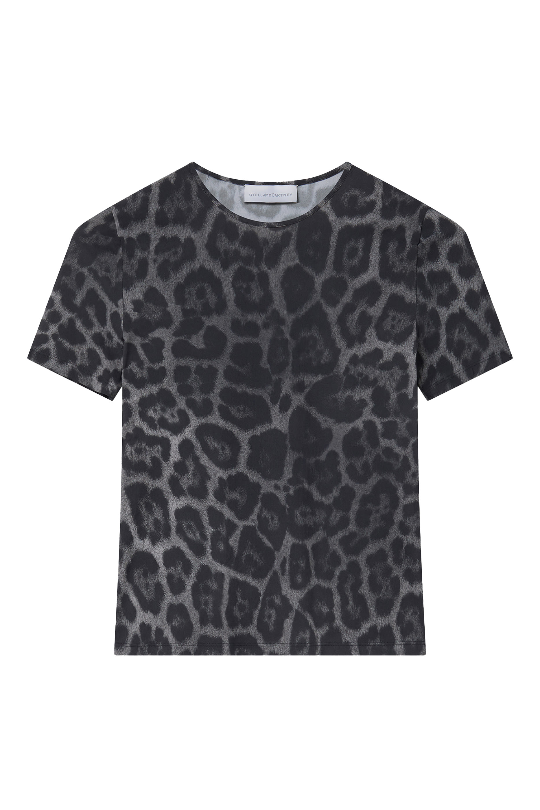 Leopard-Print Short-Sleeve T-Shirt
