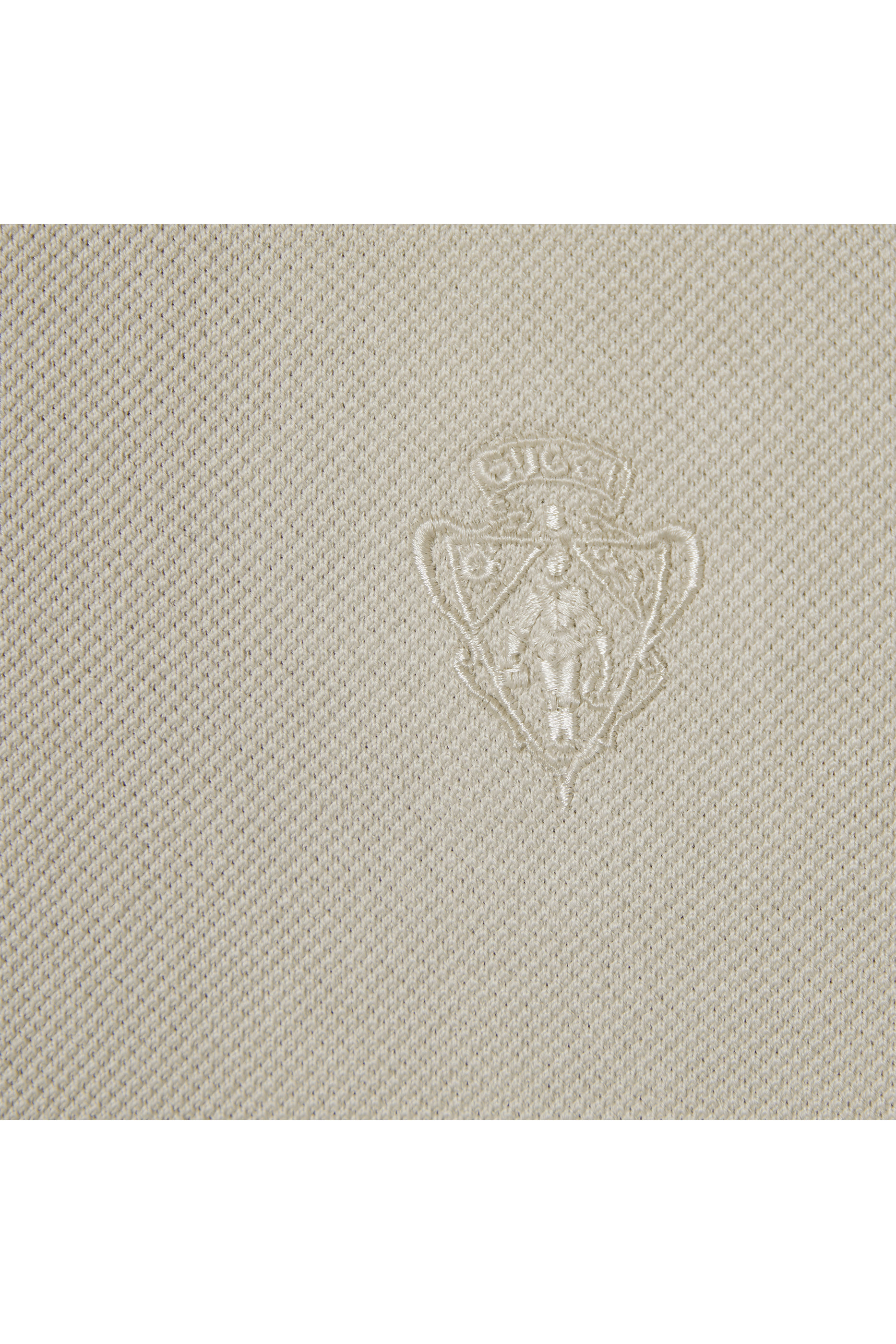 Cotton Piqu&eacute; Polo Shirt with Embroidery