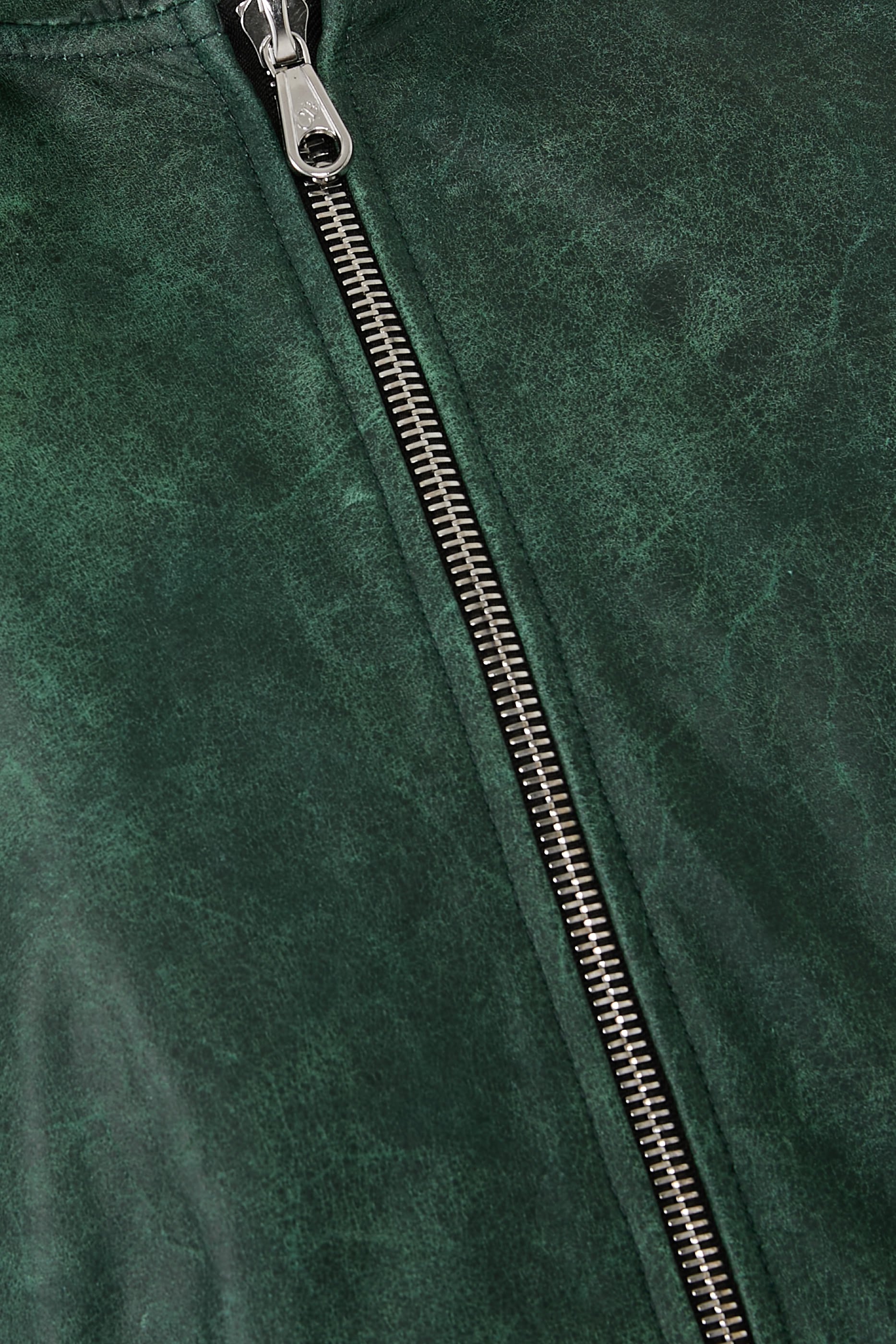 Hooded Leather Jacket