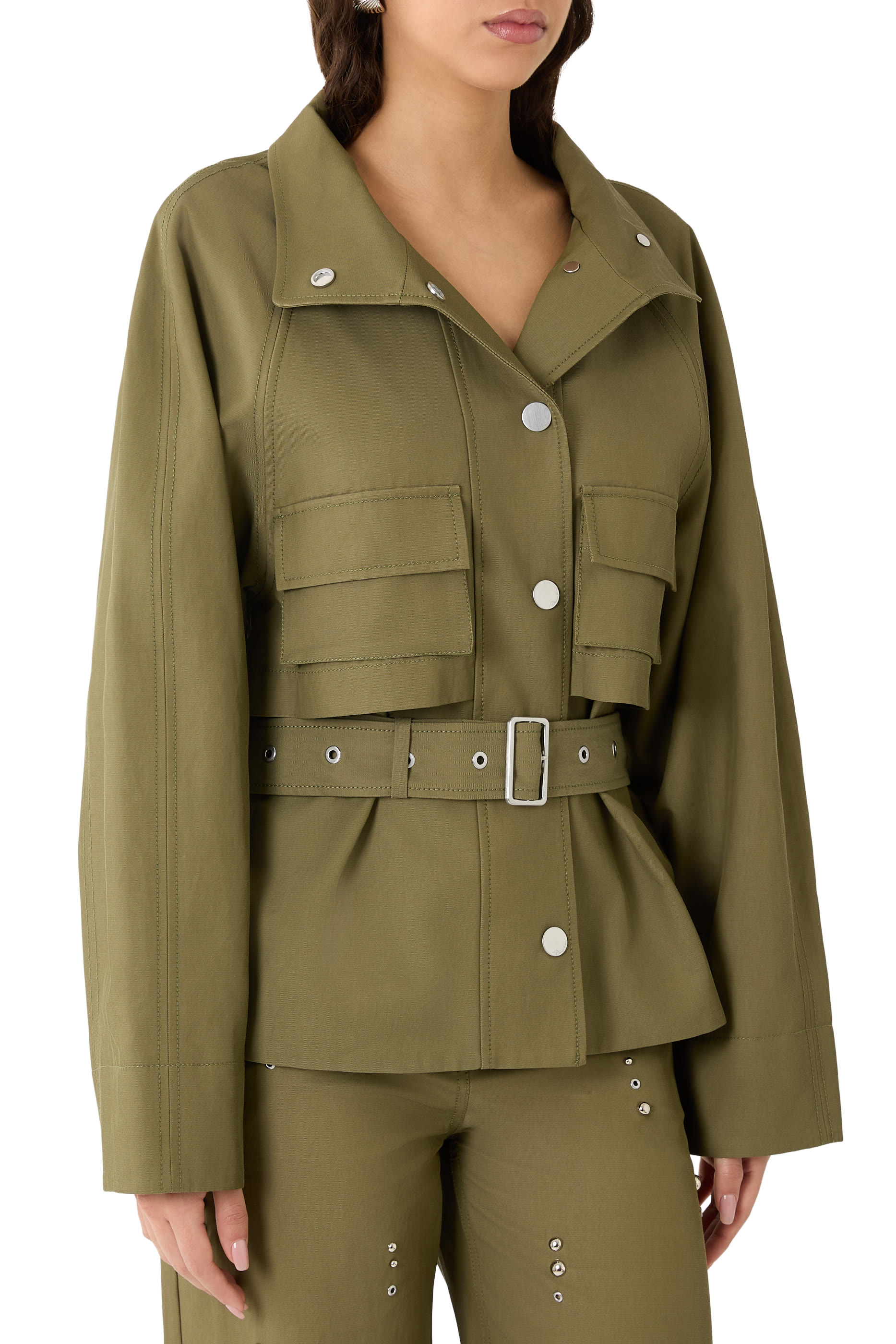 Belted Utility Jacket 