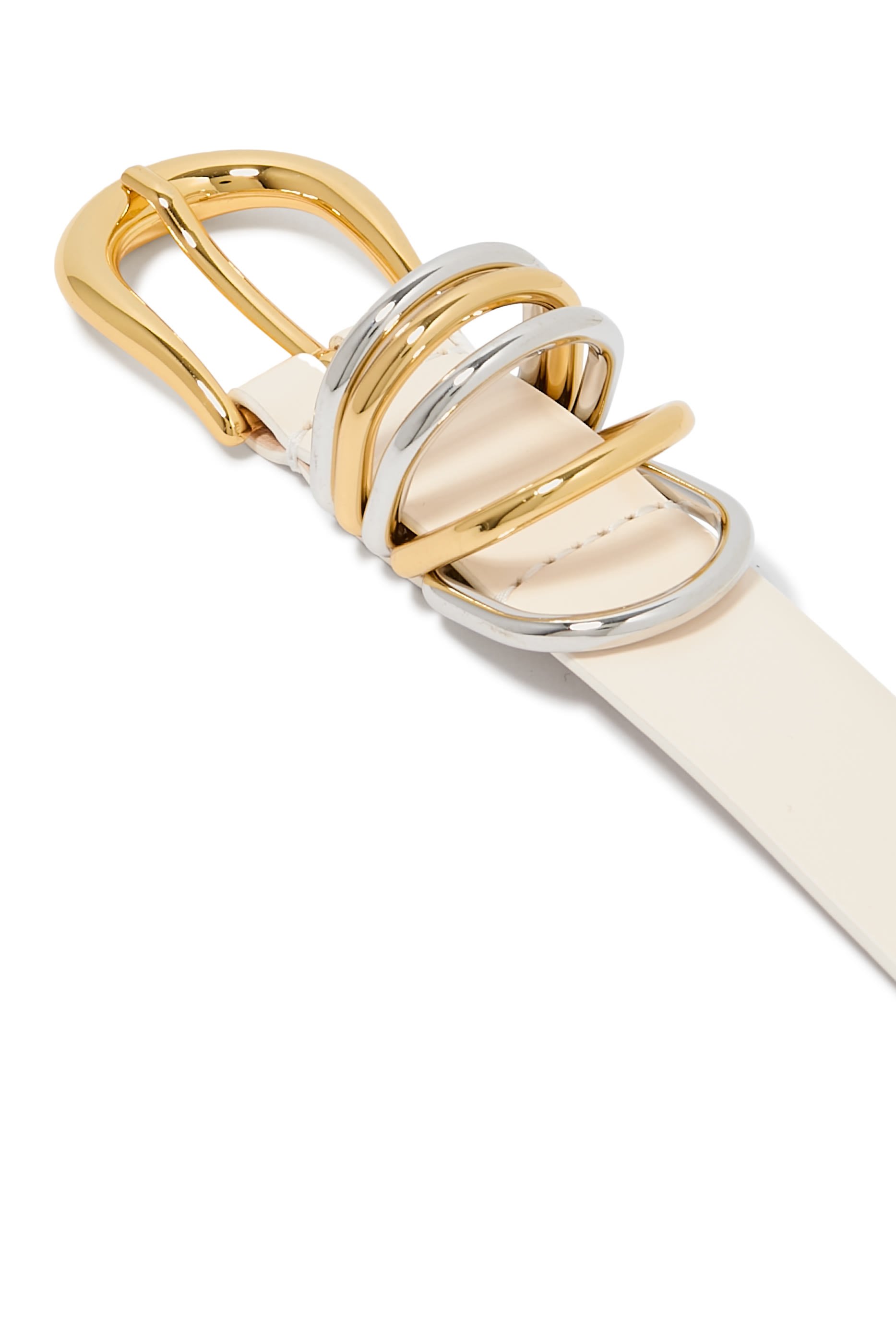 Hollyhock Mixed Metal Belt 