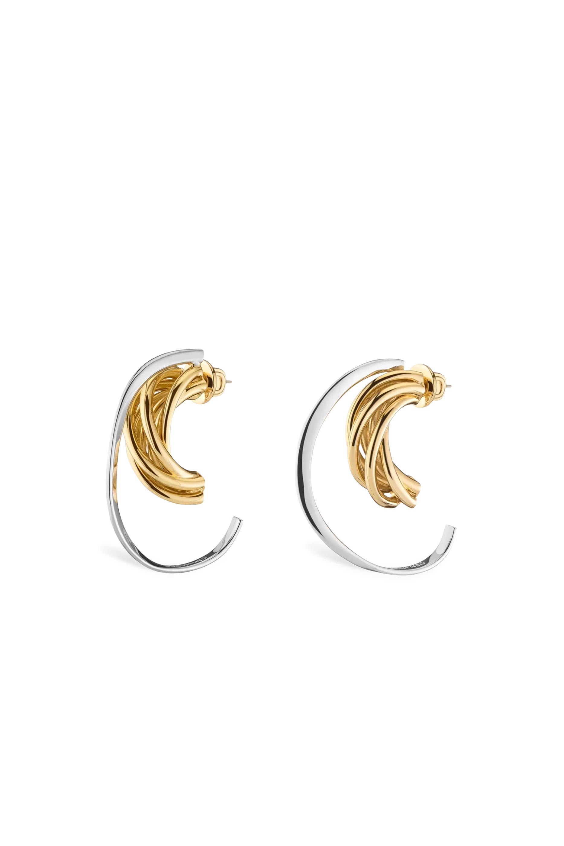 Chelsea Hoops, 12K Gold Plated Brass