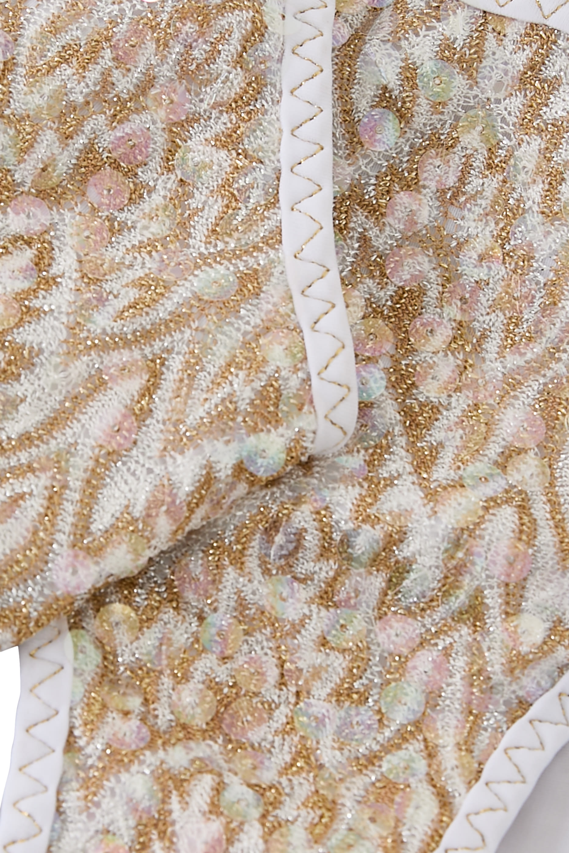 Zig Zag One Shoulder Bikini 