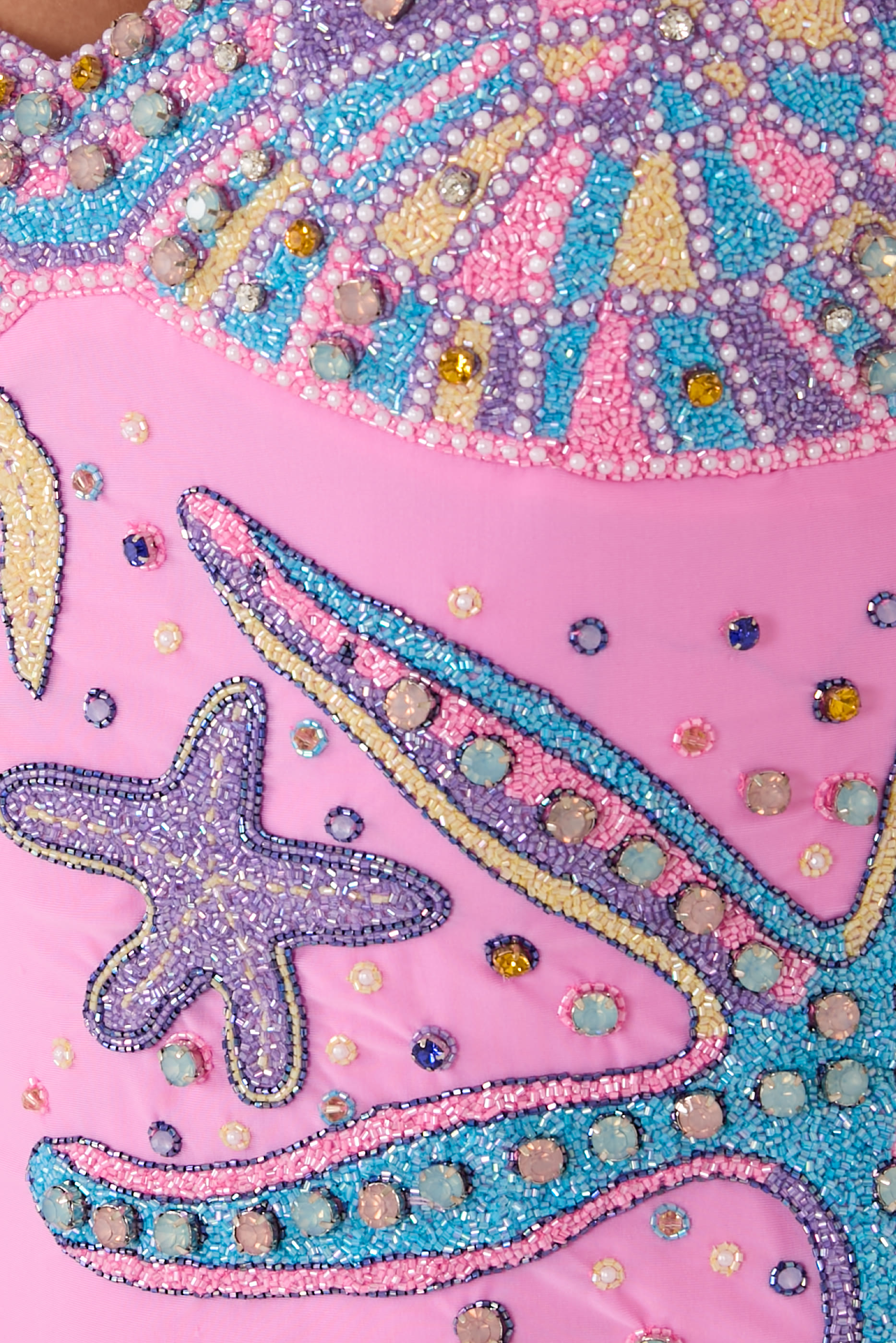 Crescent Shell Mini Dress