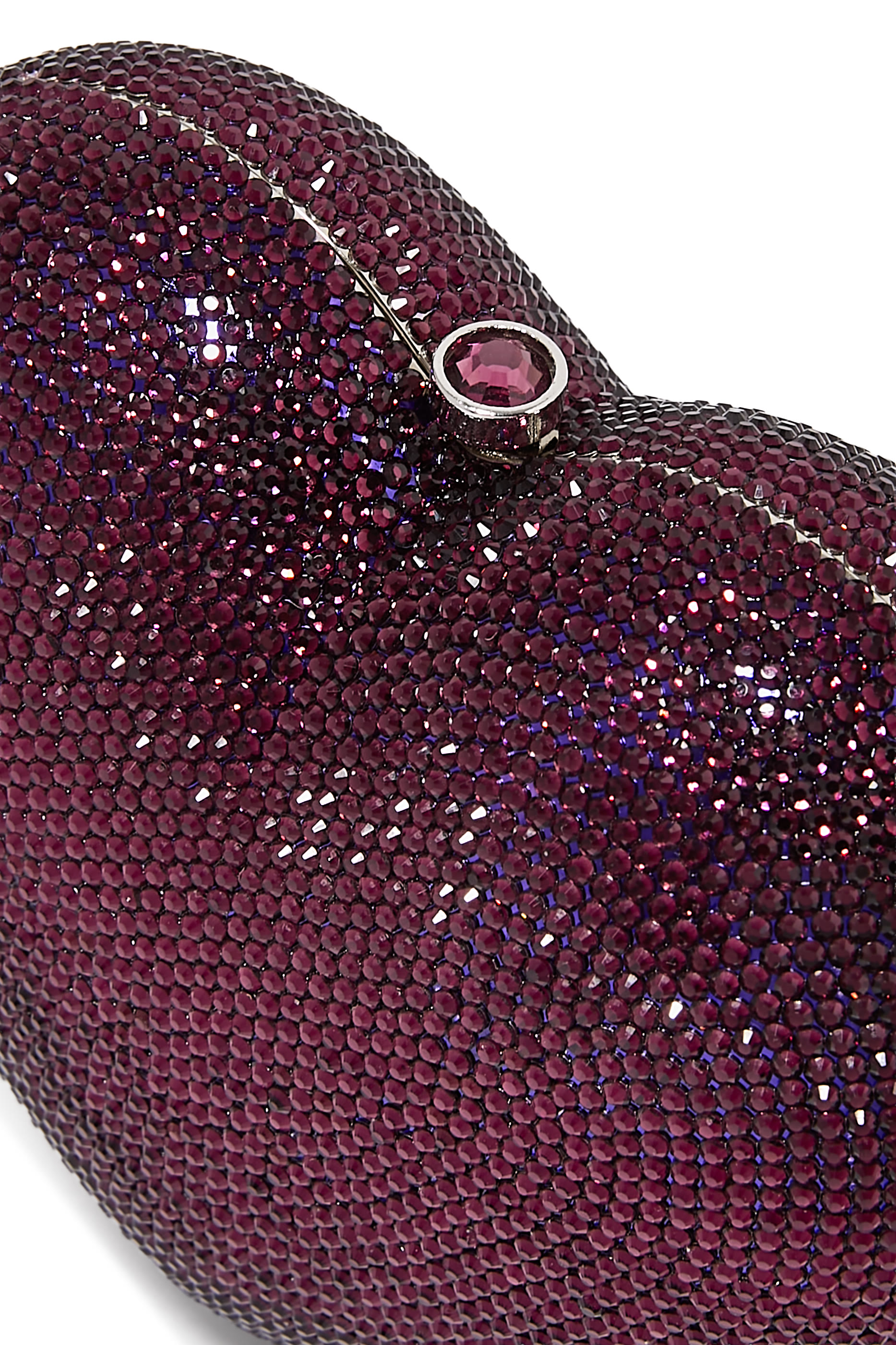 L'Amour Petit Coeur Crystal Clutch Bag