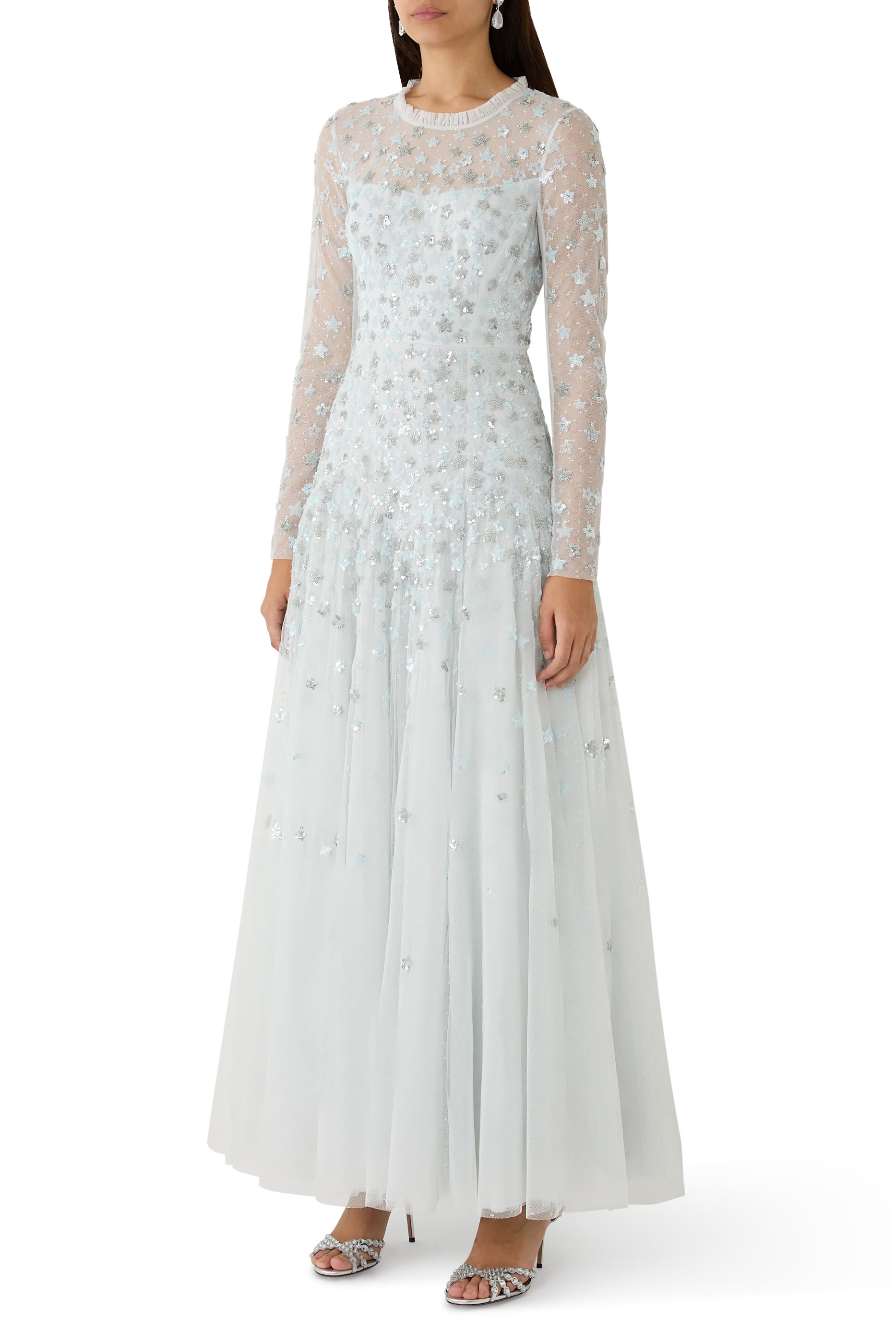 Starry Nights Round Neck Gown