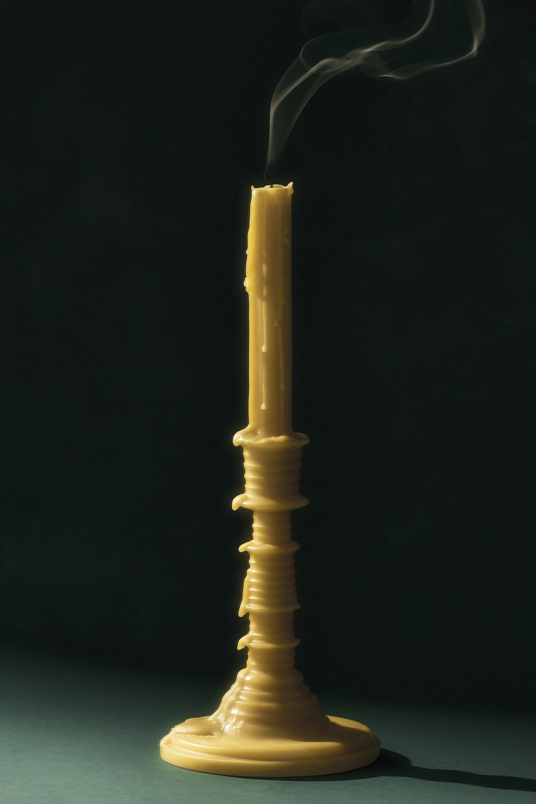 Honey Beeswax Candleholder 