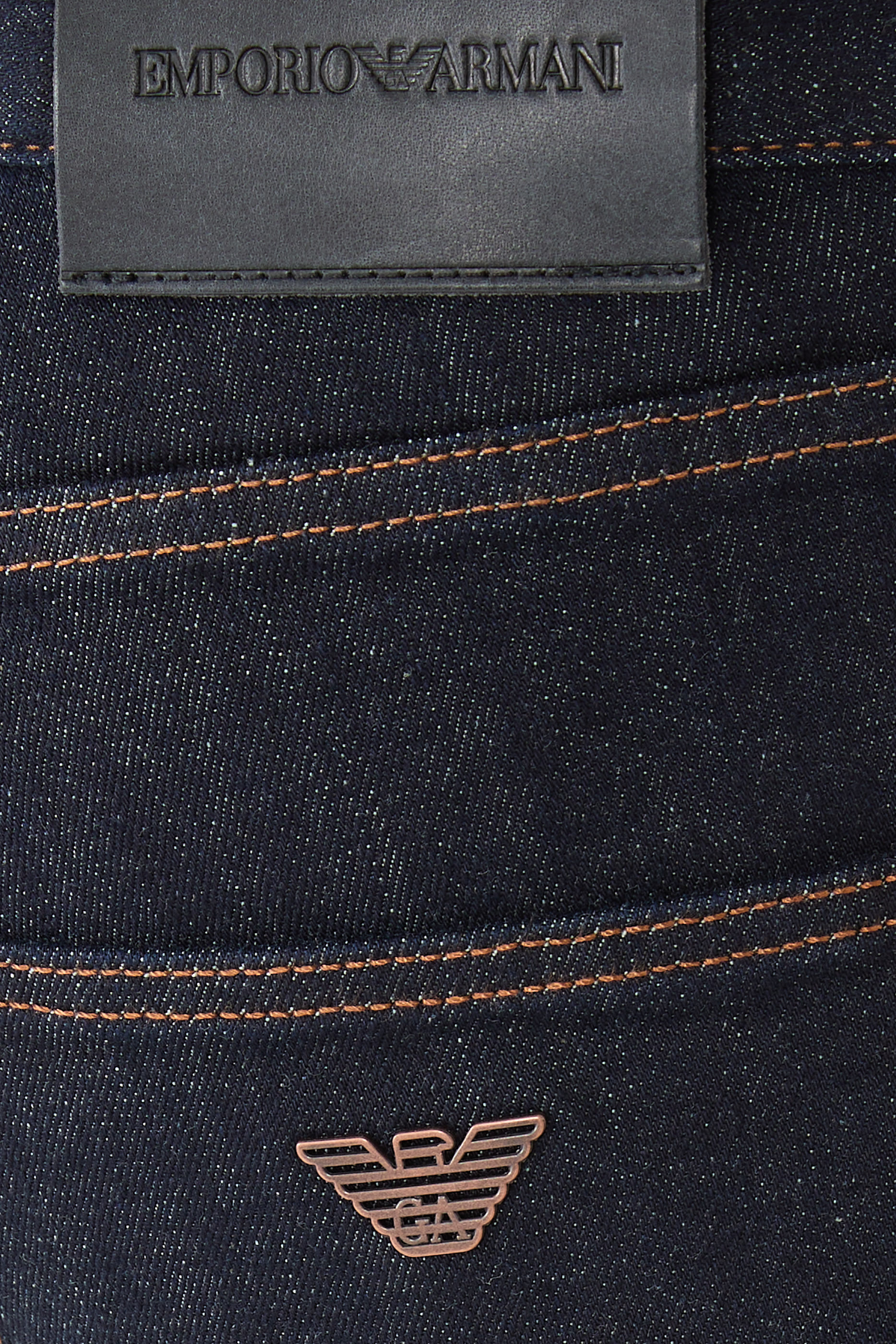 Denim Straight-Fit Pants