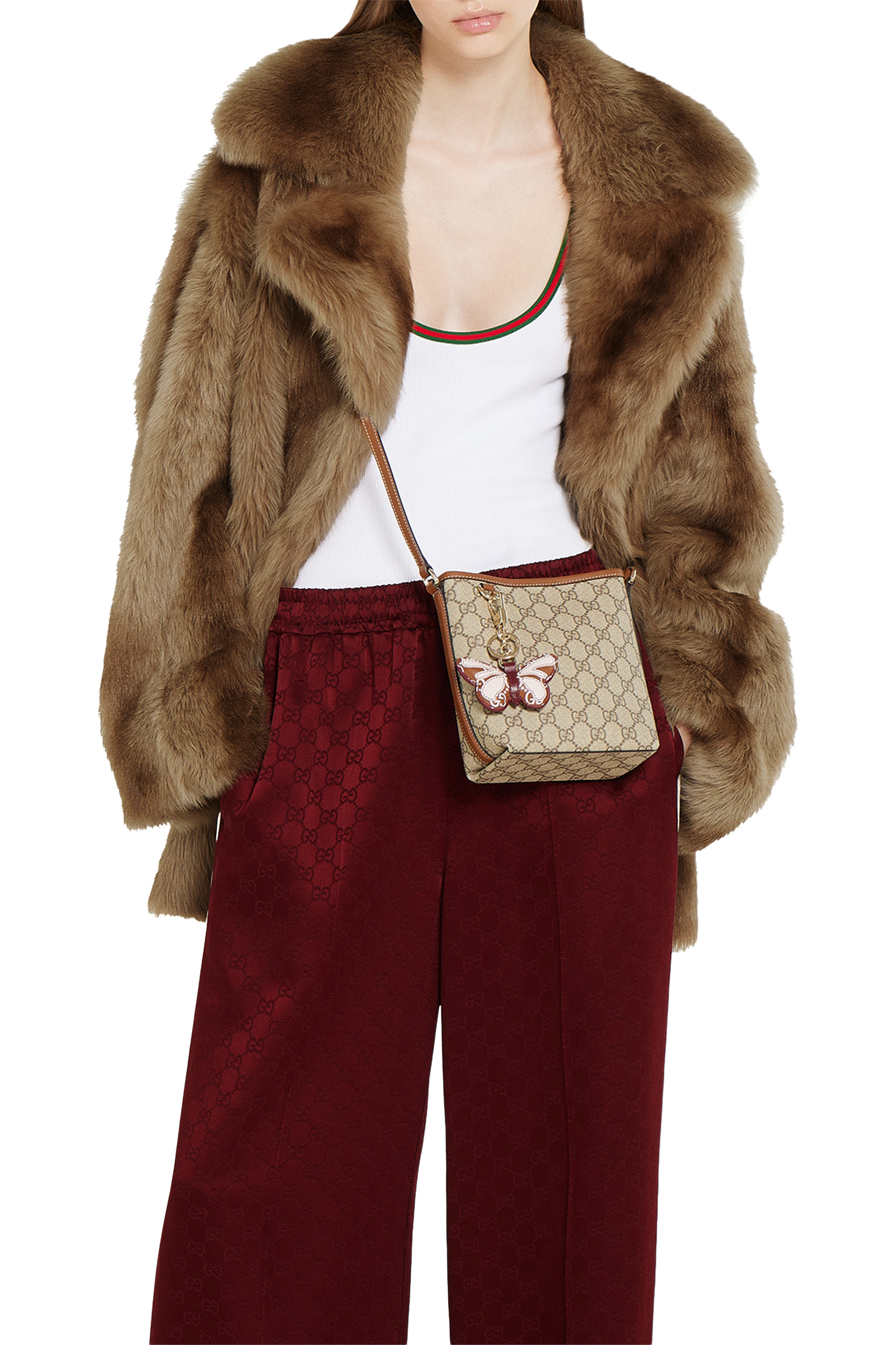 GG Emblem Nano Bucket Bag 