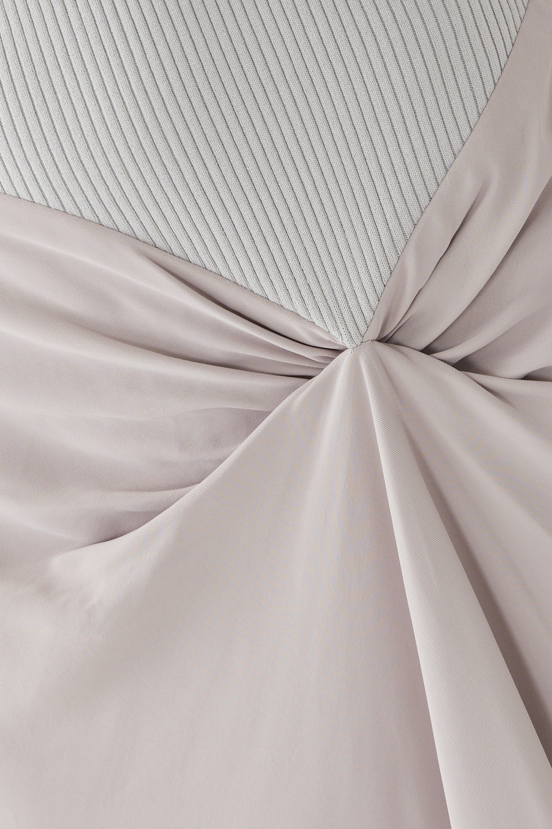 Knit Detail Cami Midi Dress