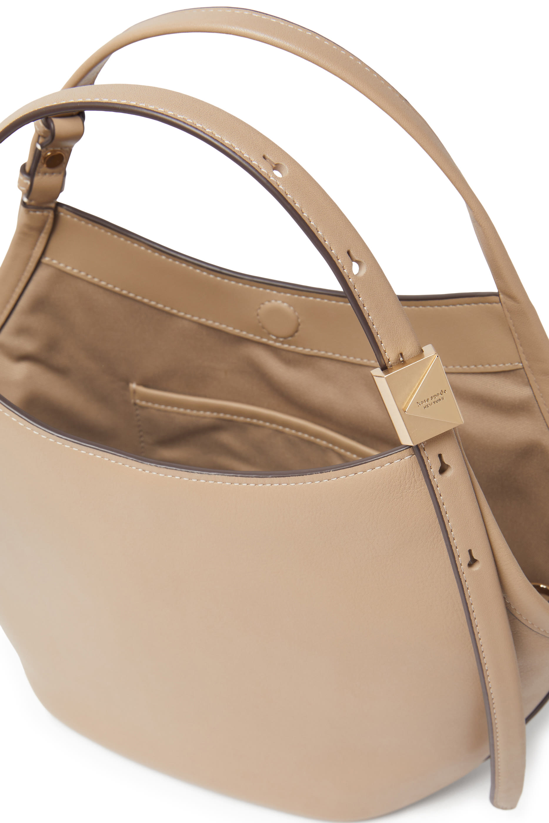 Deco Fine Grain Leather Small Tulip Tote