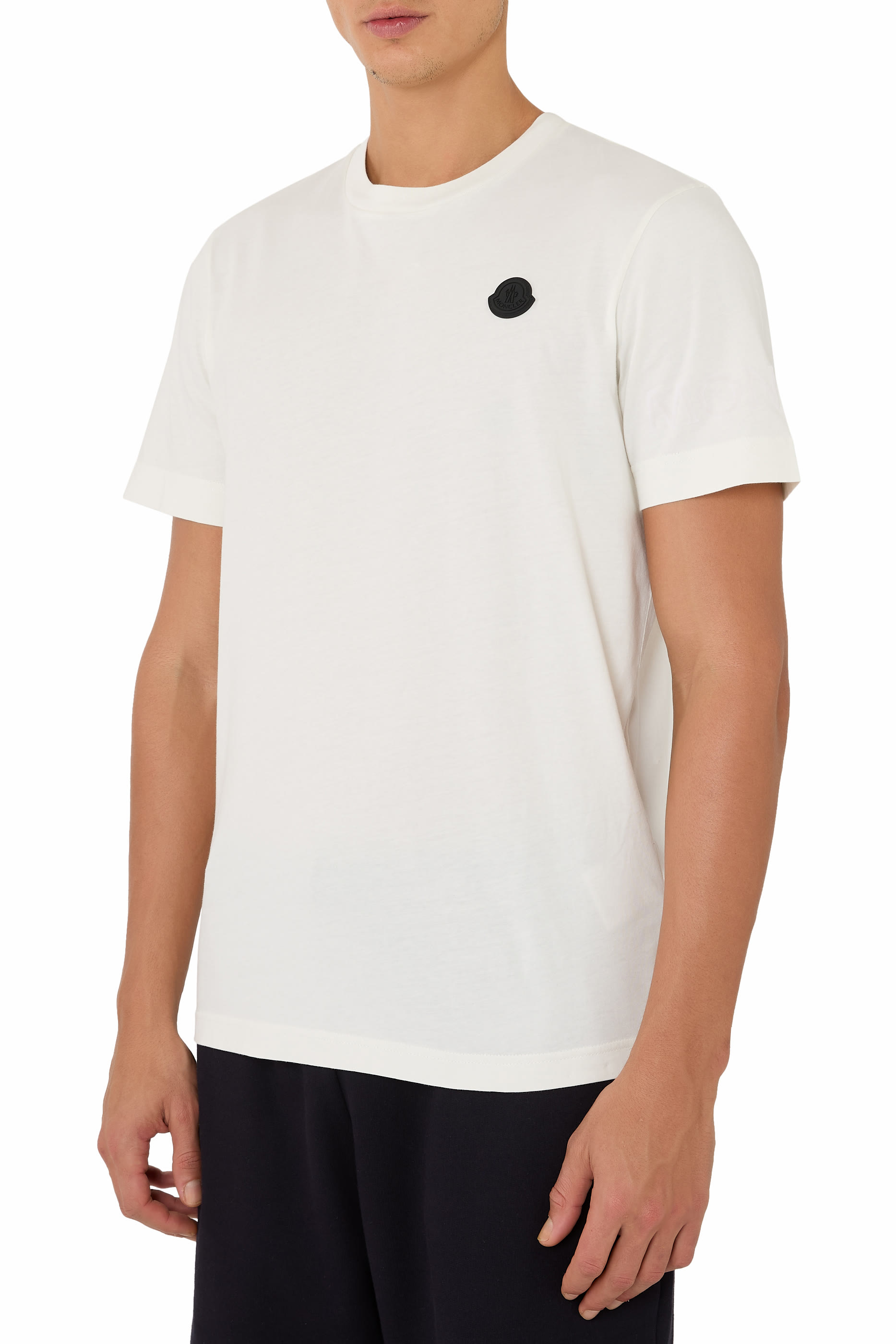 Logo Patch Cotton T-shirt 