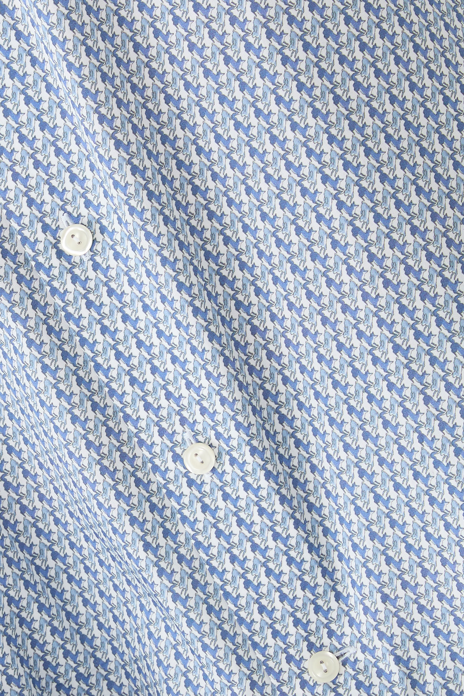 Micro Motif Print Shirt