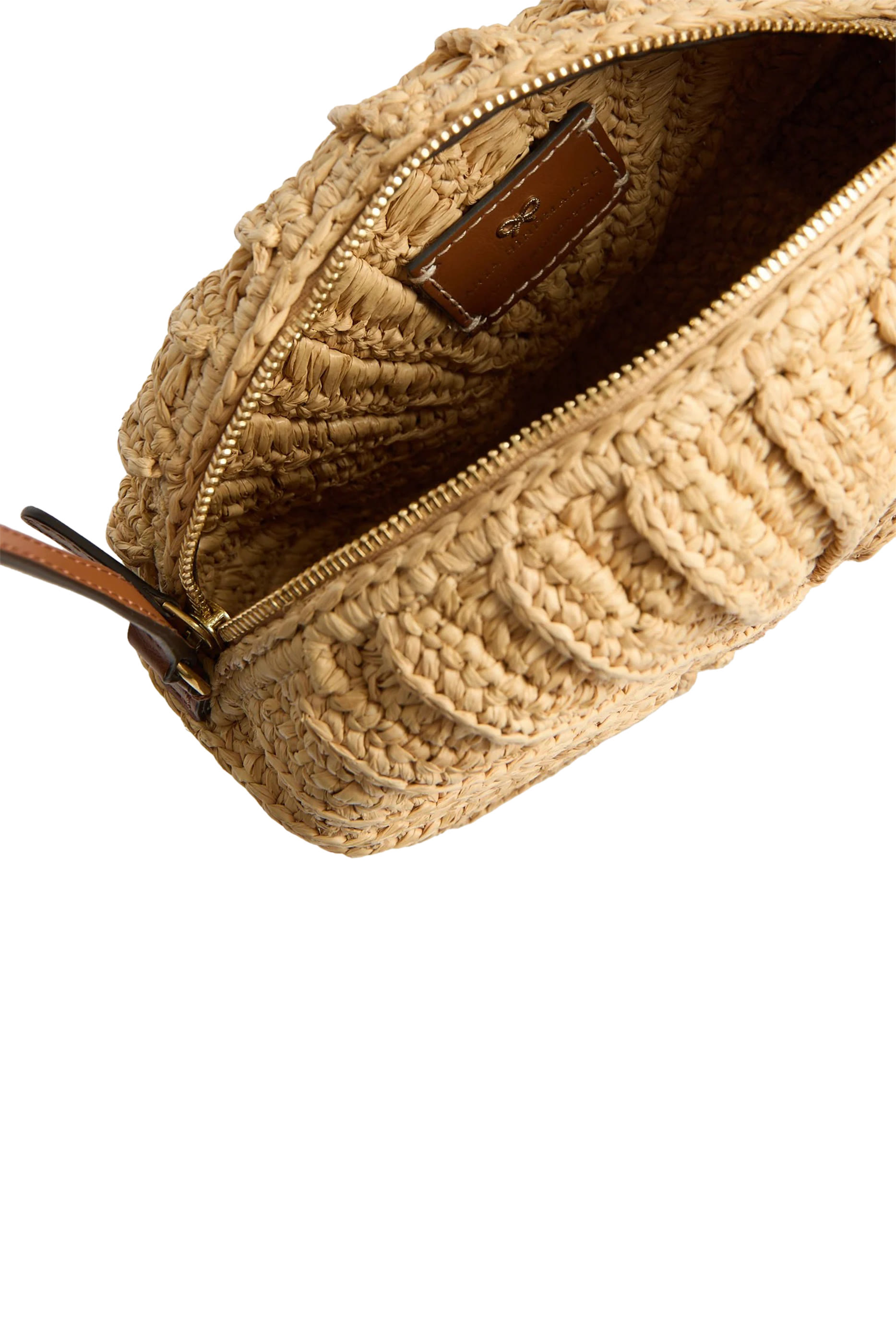 Raffia Hermit Crab Crossbody Bag