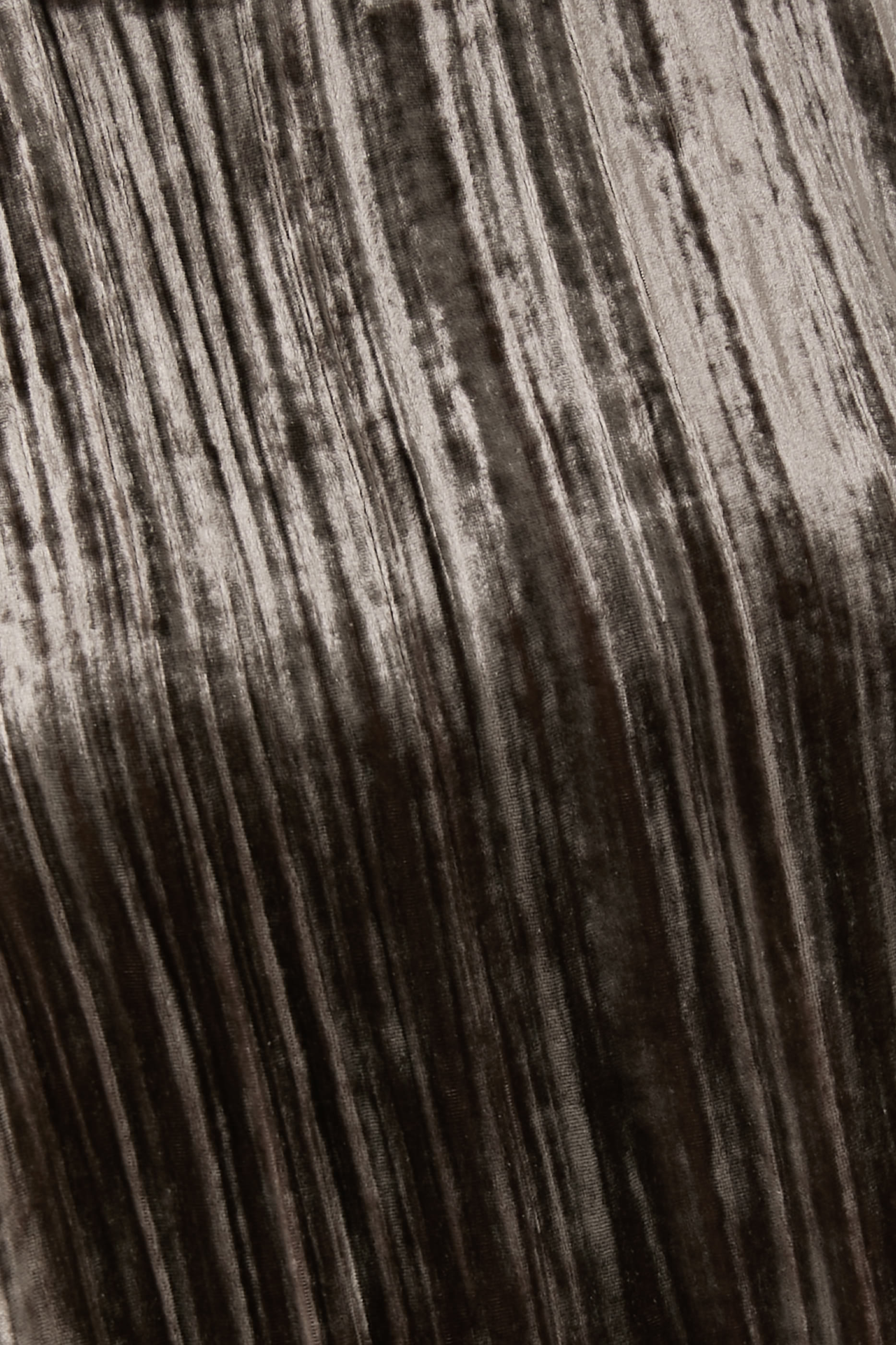 Crushed Velvet Round Neck Top