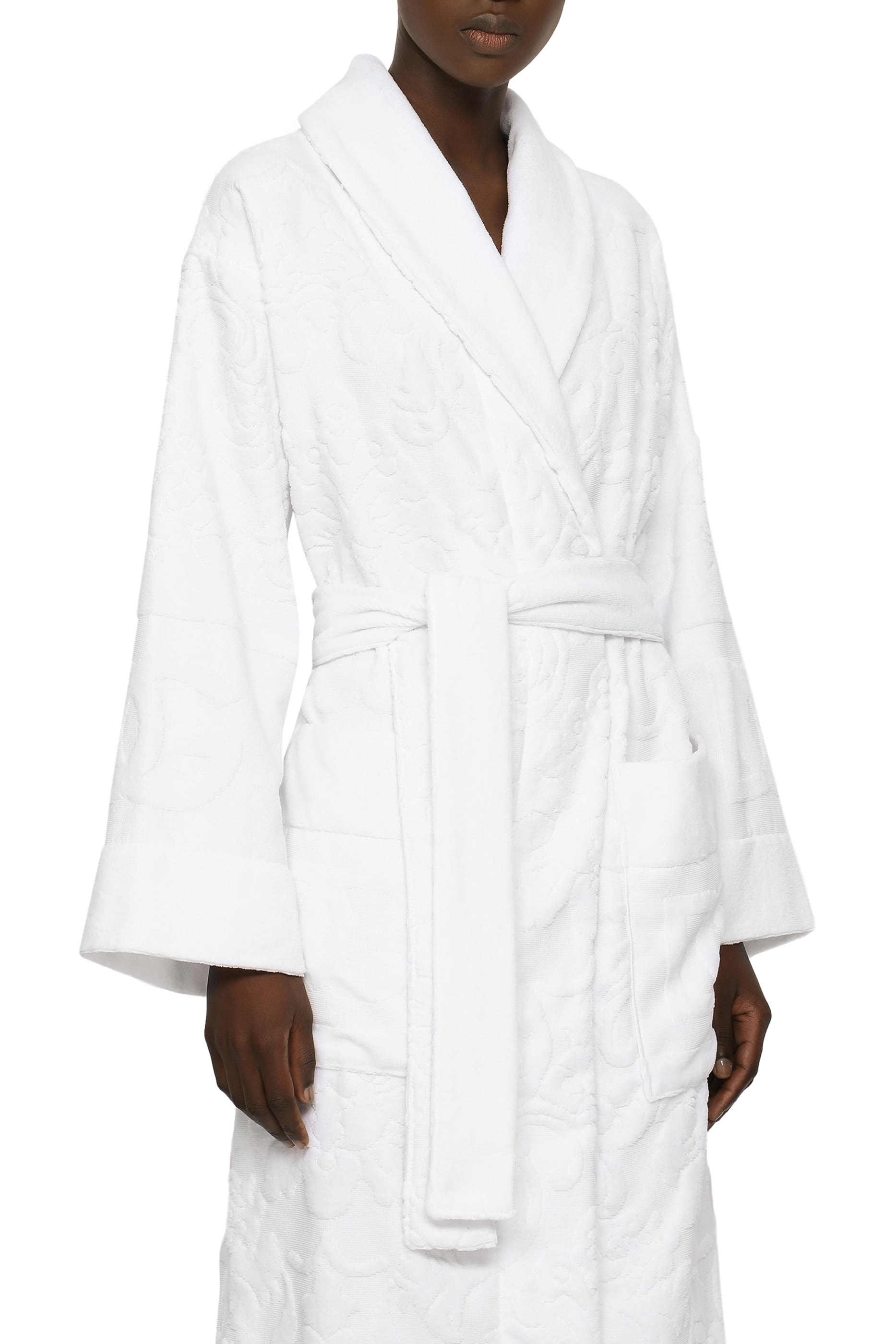 Terry Cotton Logo Bath Robe