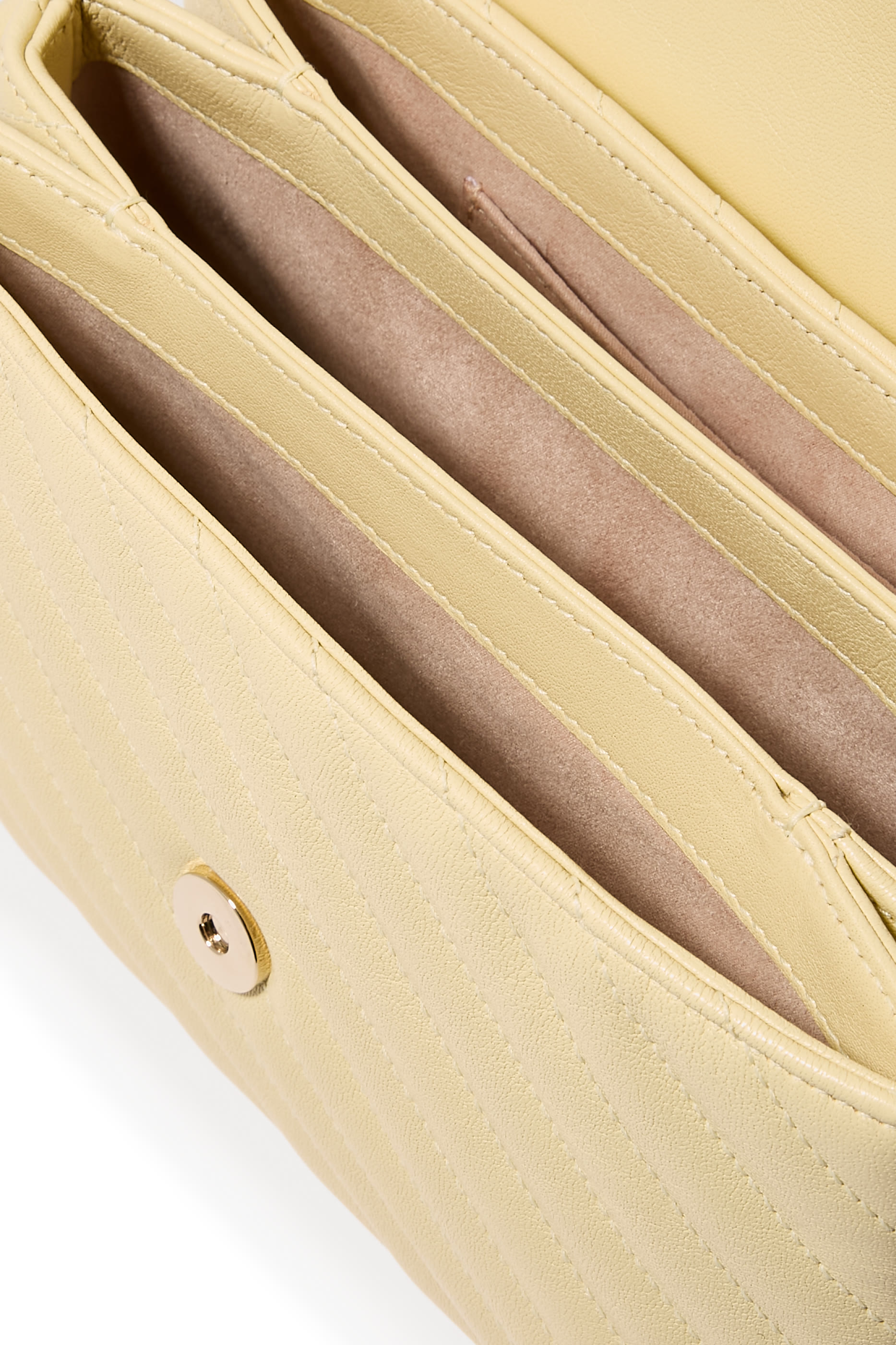 Curve Quilted Biker Leather Top Handle Bag