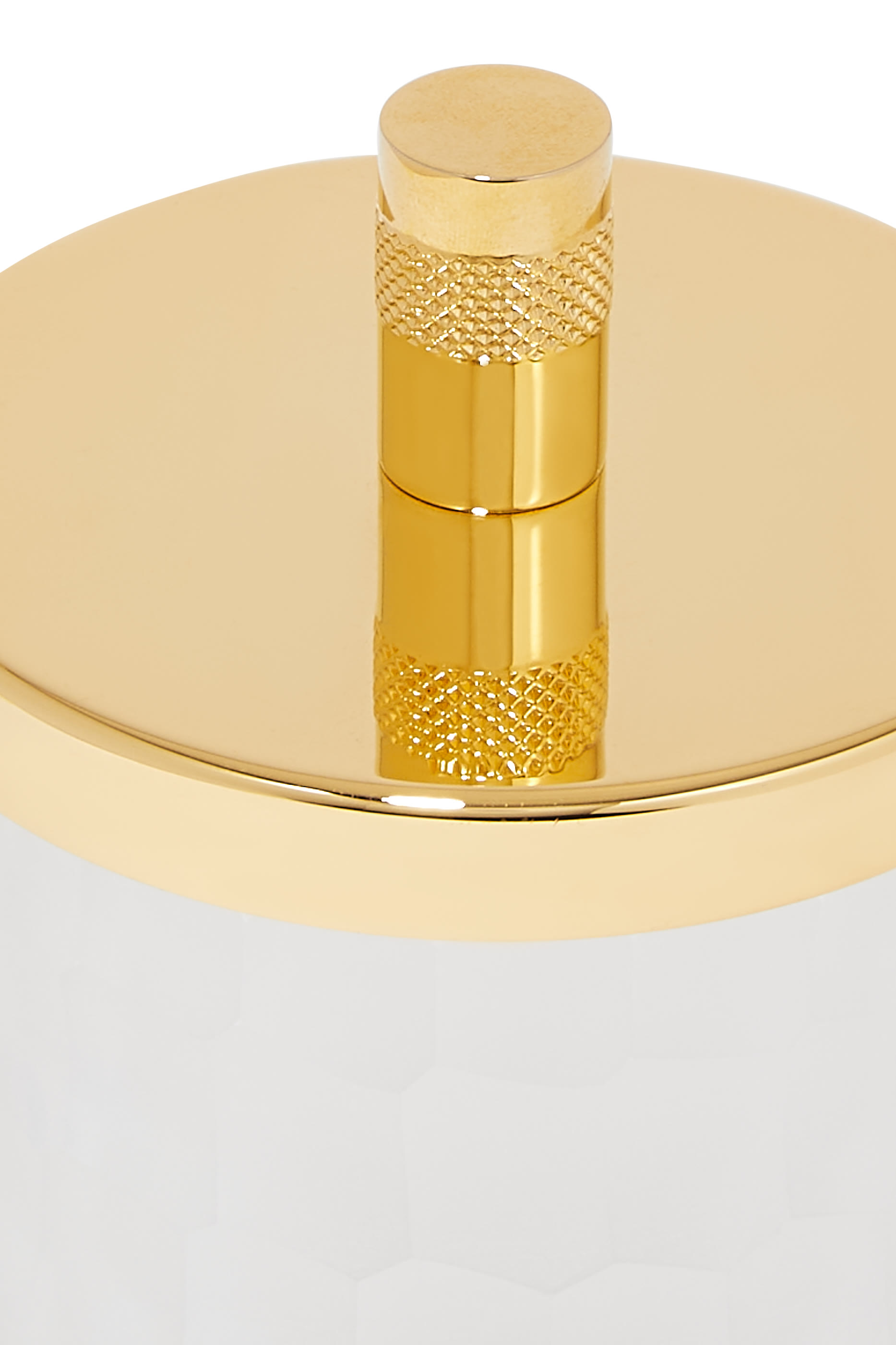 Honeycomb Cotton Jar