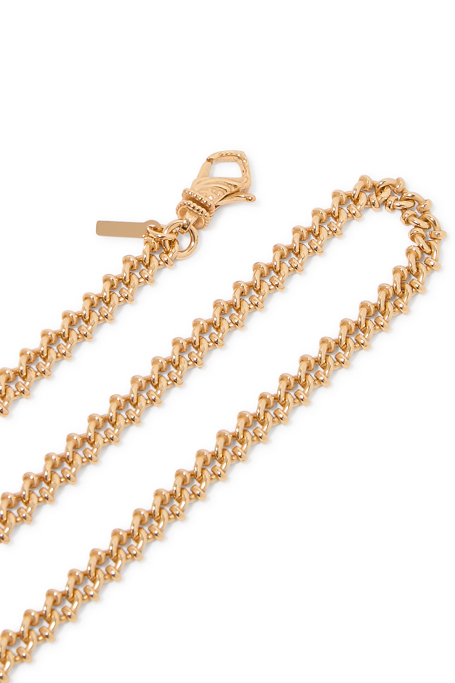  Knotted Chain Necklace, 24k Gold-Plated Sterling Silver 