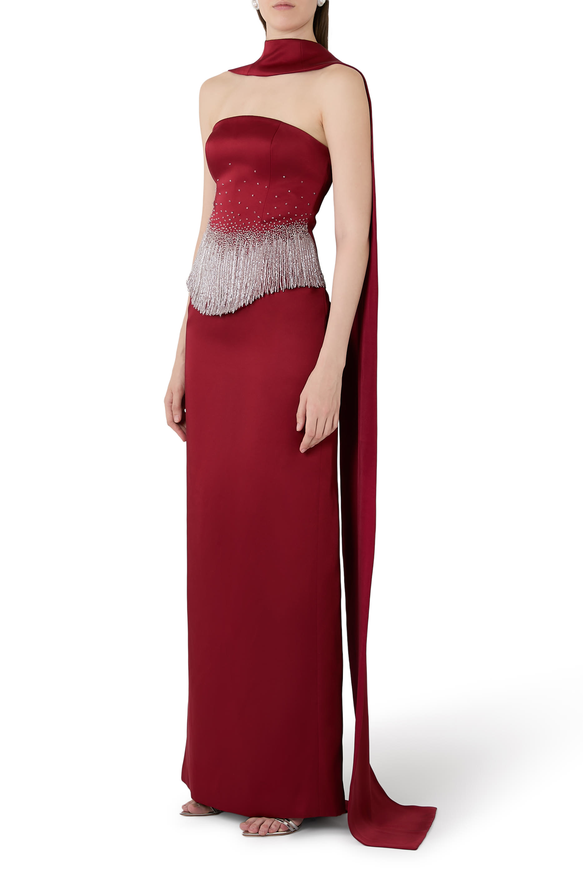 Luz Silk Taffeta Gown