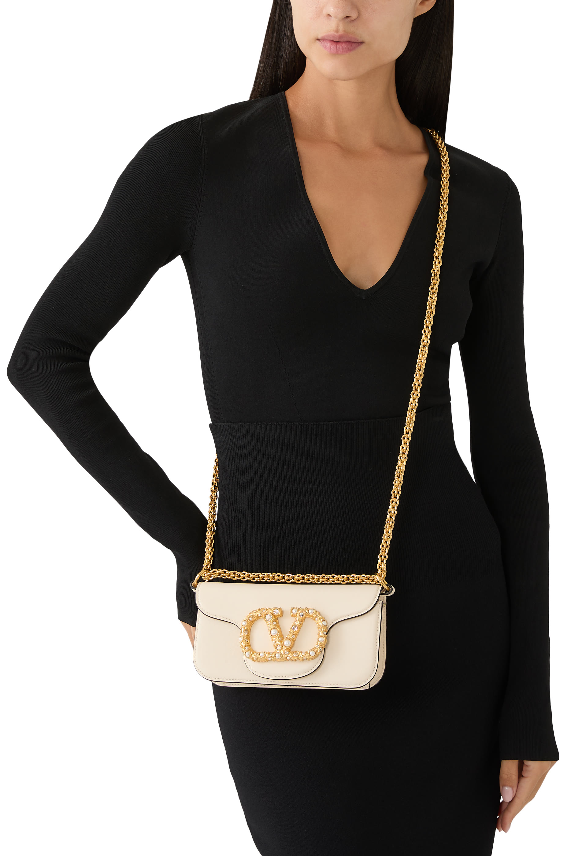 Loc&ograve; Jewel Logo Small Shoulder Bag