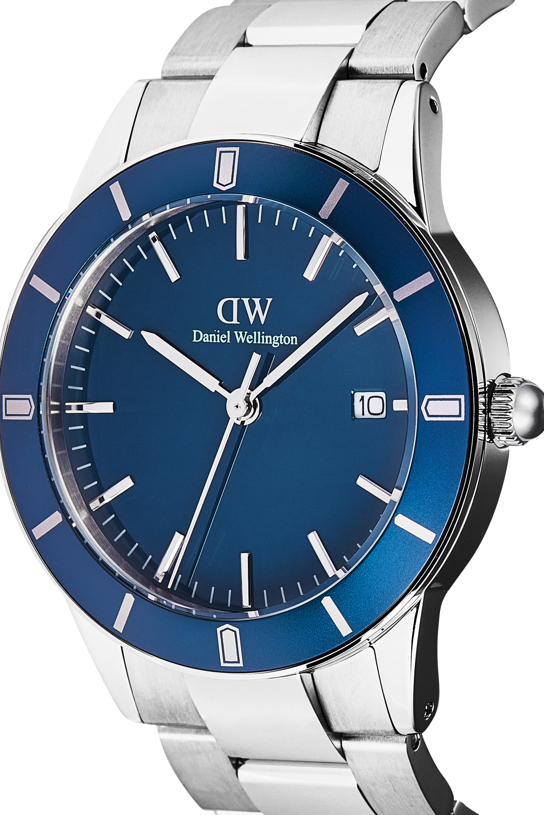 Iconic Paradigma Link Blue Enamel Watch