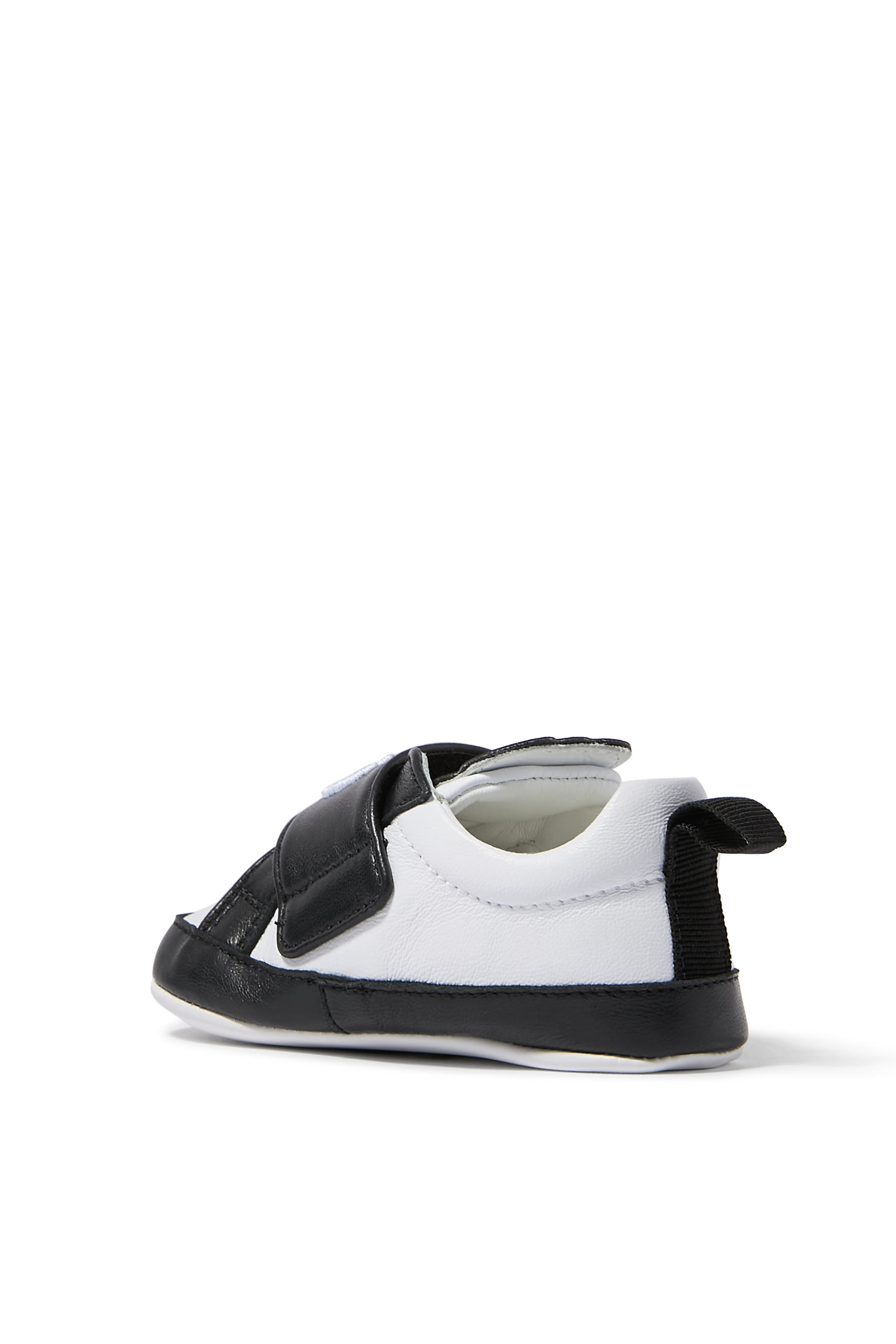 Kids Teddy Patch Nappa Leather Sneakers