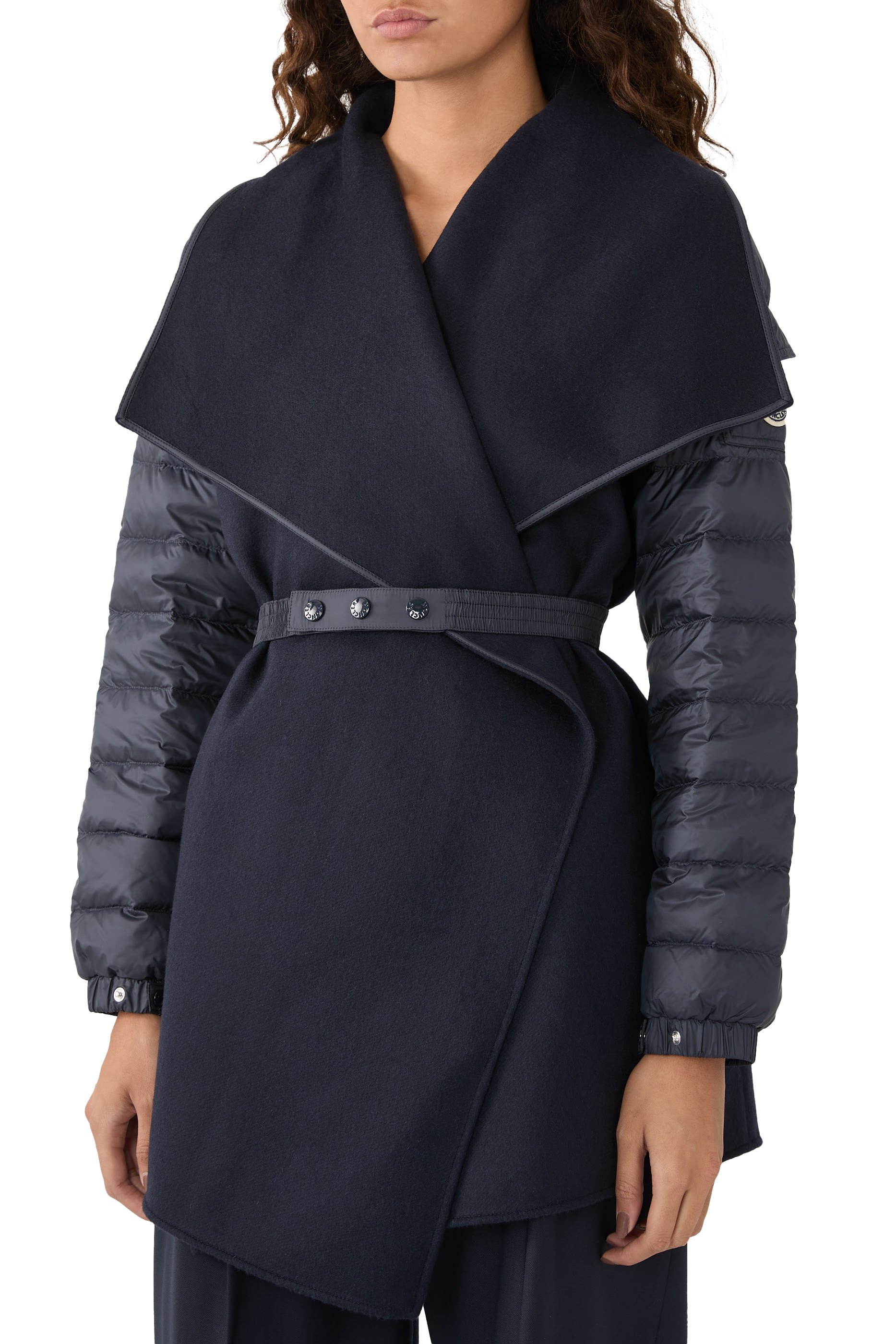 Padded Wool Felt Cape 