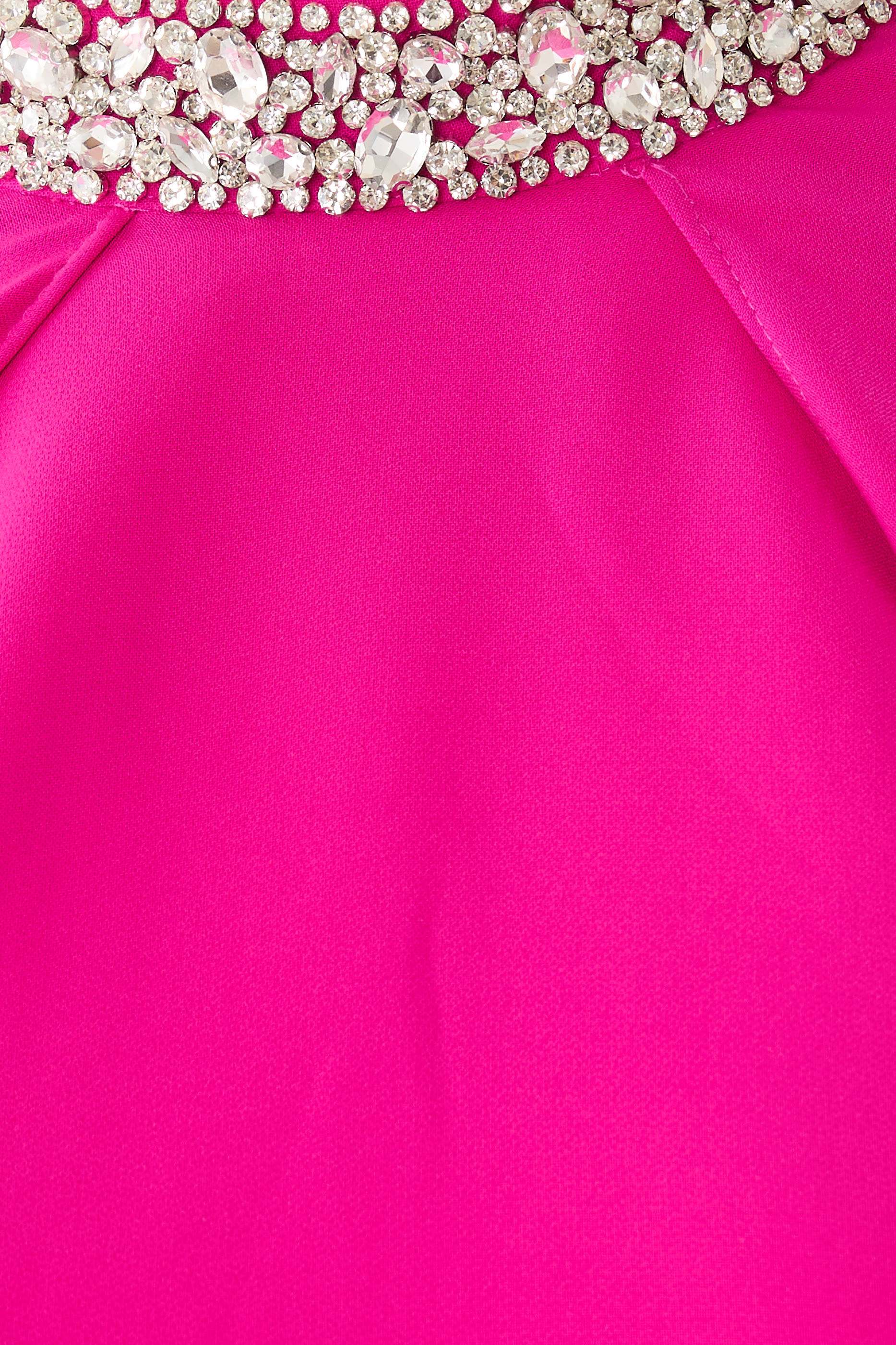 Embellished Collar High-Neck Cape Gown