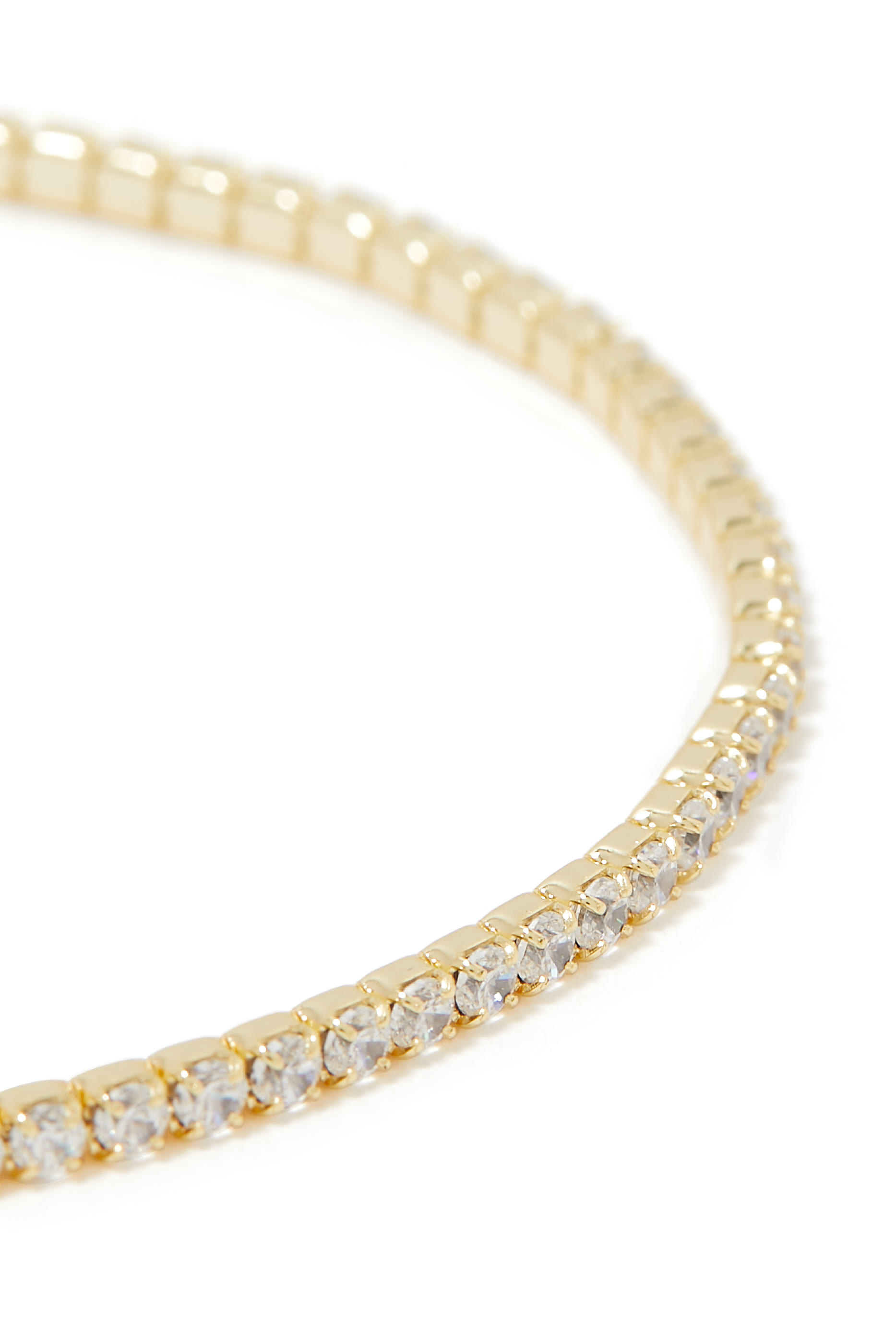 Tennic Bracelet, 14ct Vermeil on Sterling Silver