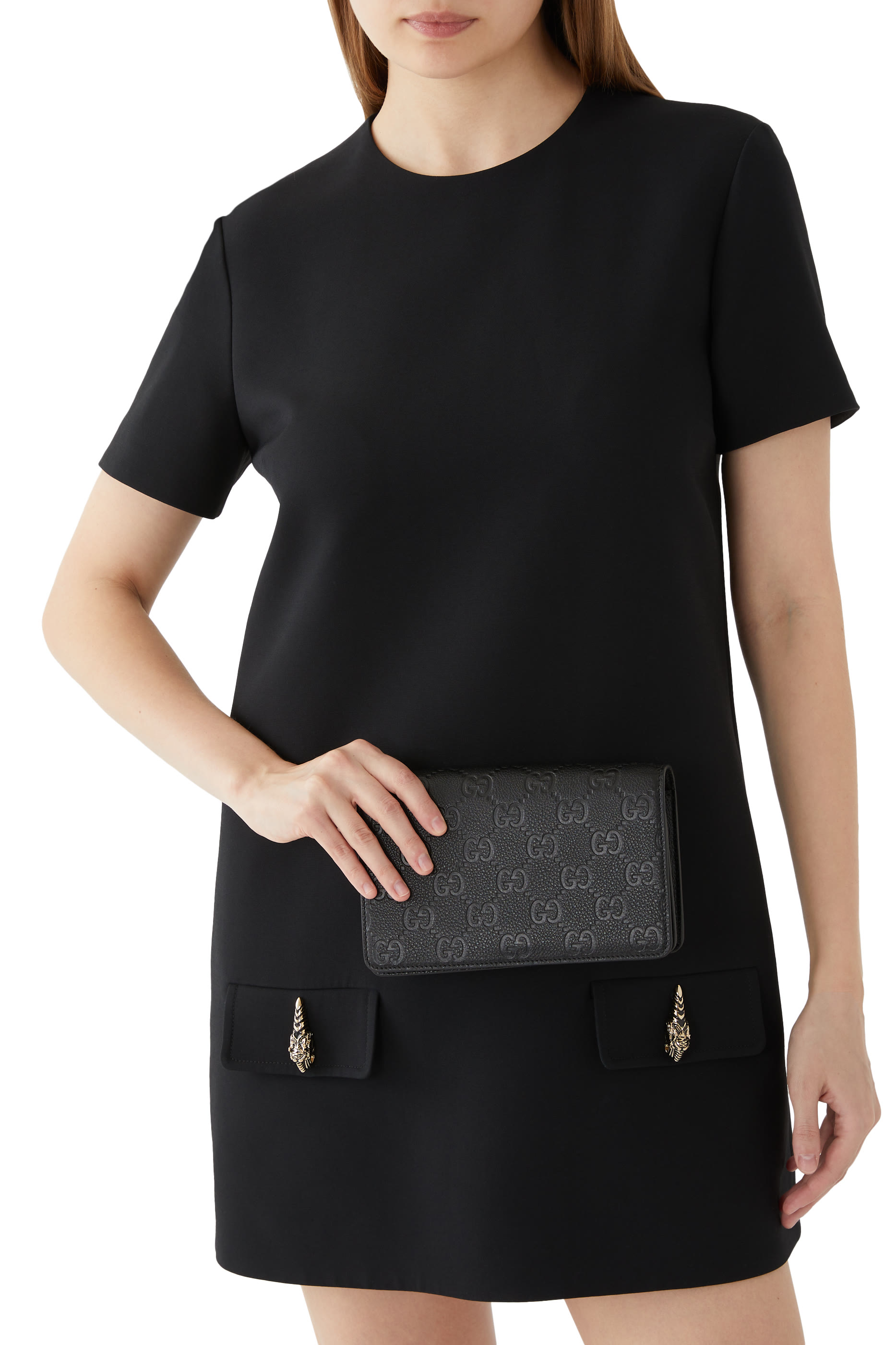 GG Emblem Super Mini Shoulder Bag