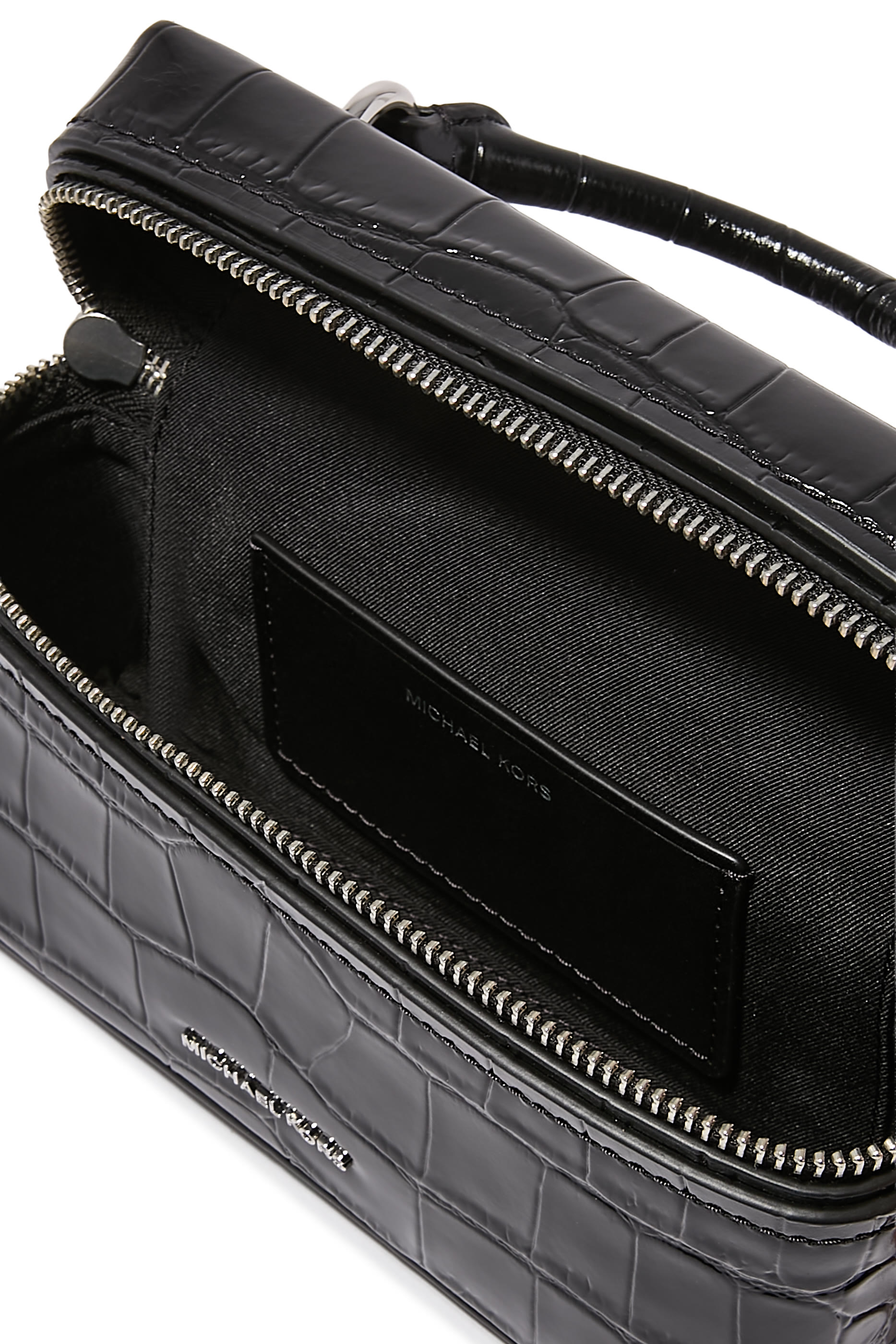  Jana Extra-Small Crocodile Embossed Leather Crossbody Bag