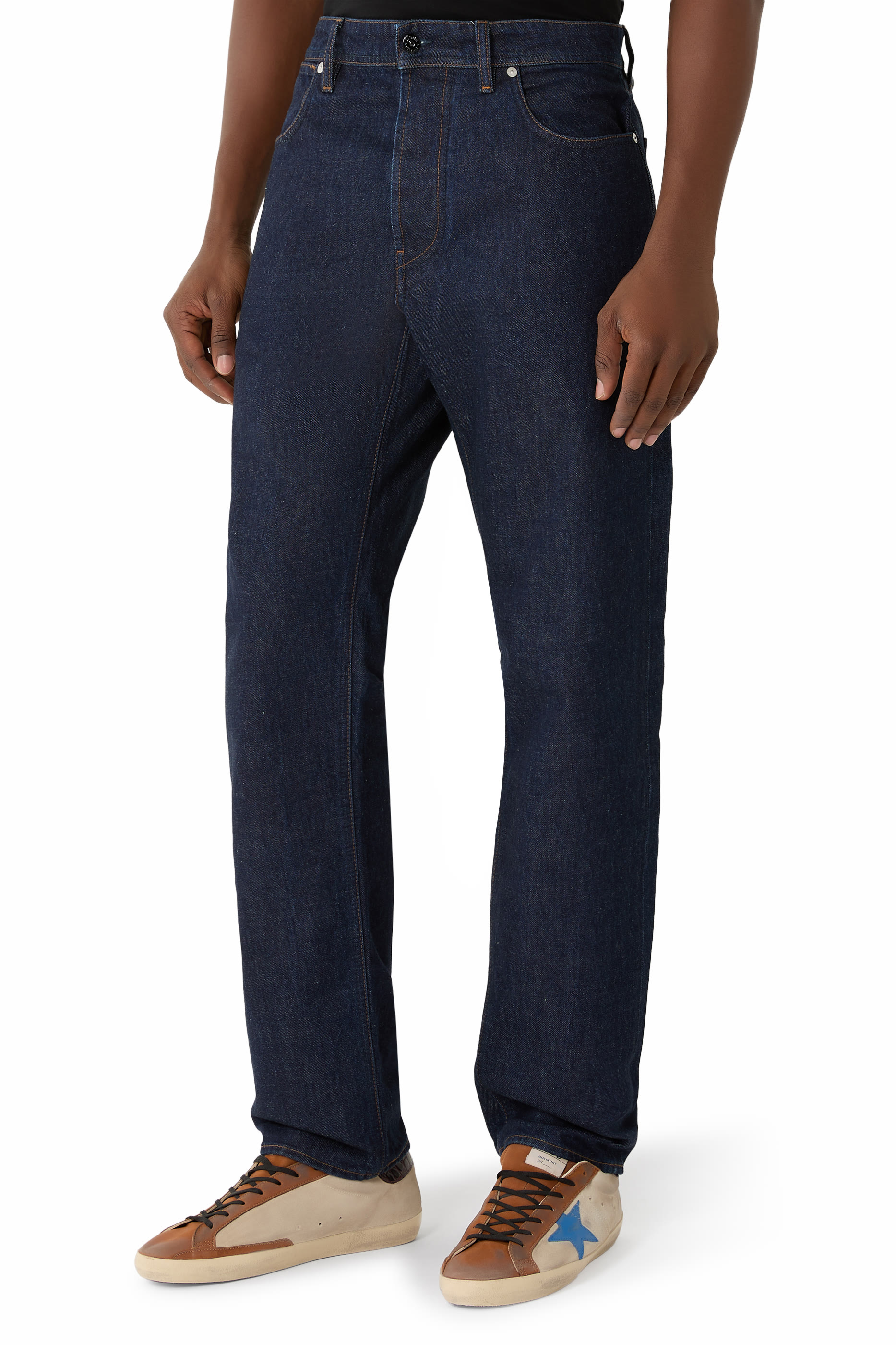  Straight-Fit Denim Jeans